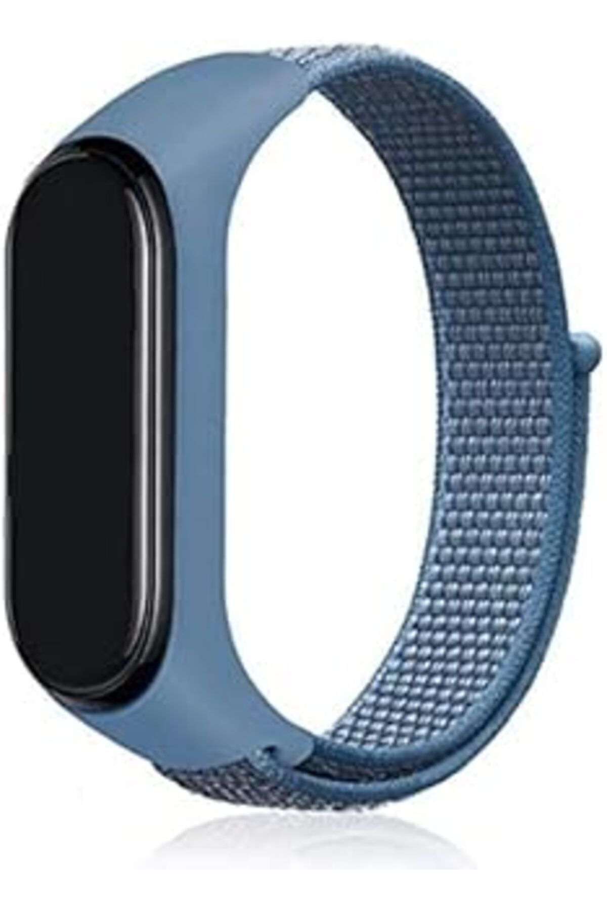 Mu Art Ahşap Mi Band 6 İle Uyumlu Saat Kayışı Hasır Örme Kordon Kayış No-2
