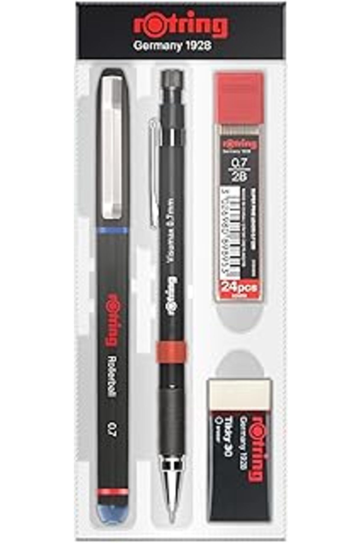 Pazarcan Rotring Visumax + Roller Ofis Seti- 0.7 Mm, Mavi