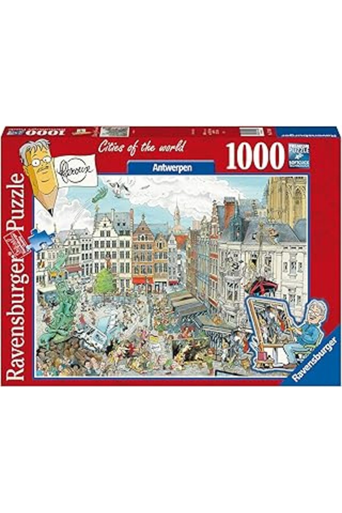 karadağsb Ravensburger 1000P Puz Antwerp - Fleroux Serisi Yapboz