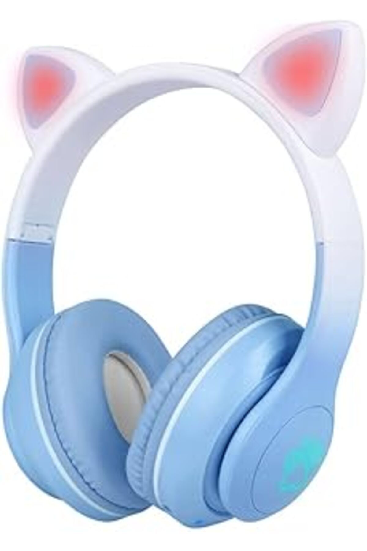 karadağsb Zore Stn-28 Pro Kedi Kulaklı Tasarımlı Rgb Işıklı Bluetooth Kulaklık Mavi