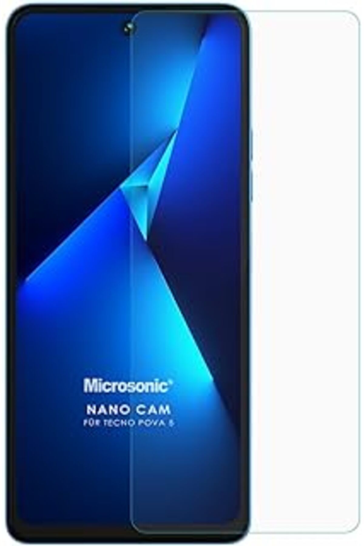Pİ GLOBAL Microsonic Tecno Pova 5 Pro Nano Glass Cam Ekran Koruyucu [Pova 5 Pro Ile Uyumlu Ekran Koruyucu - Ş