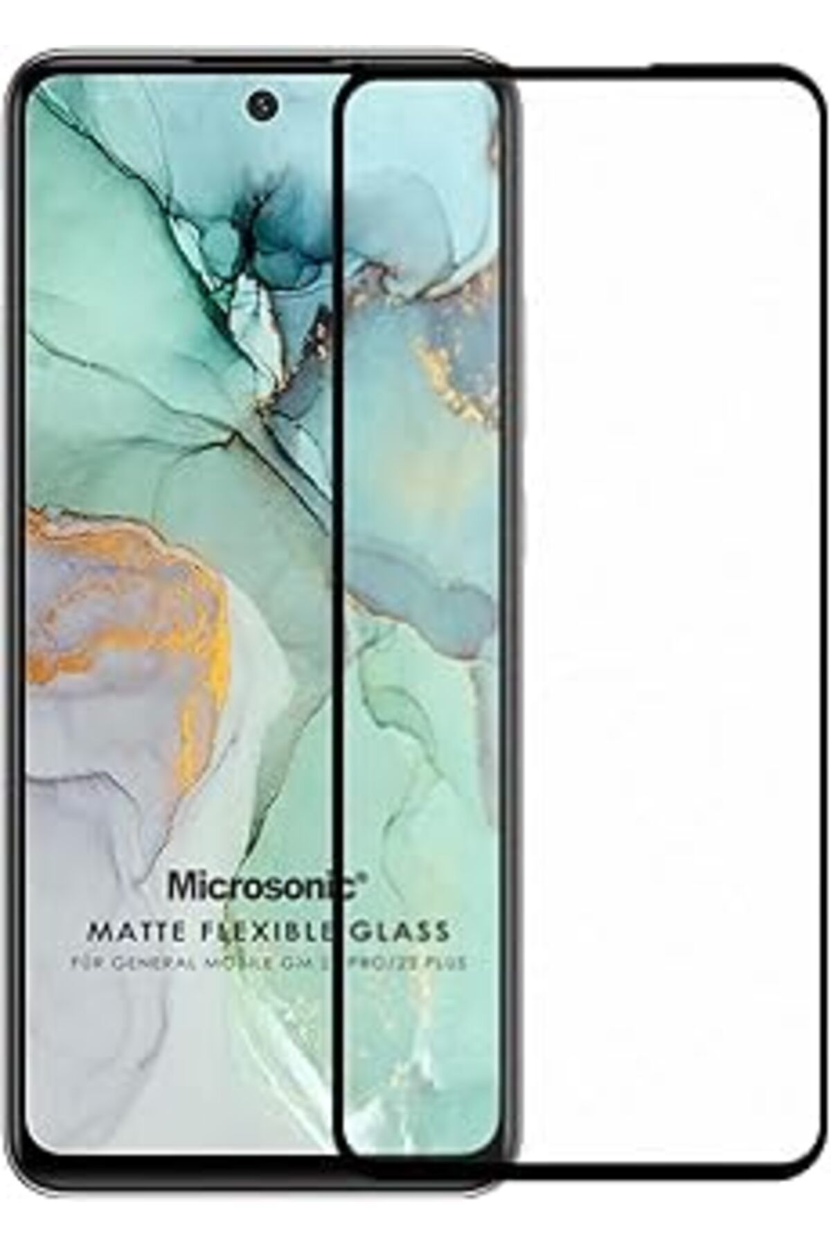 Pİ GLOBAL Microsonic General Mobile Gm 22 Pro Seramik Matte Flexible Ekran Koruyucu Siyah
