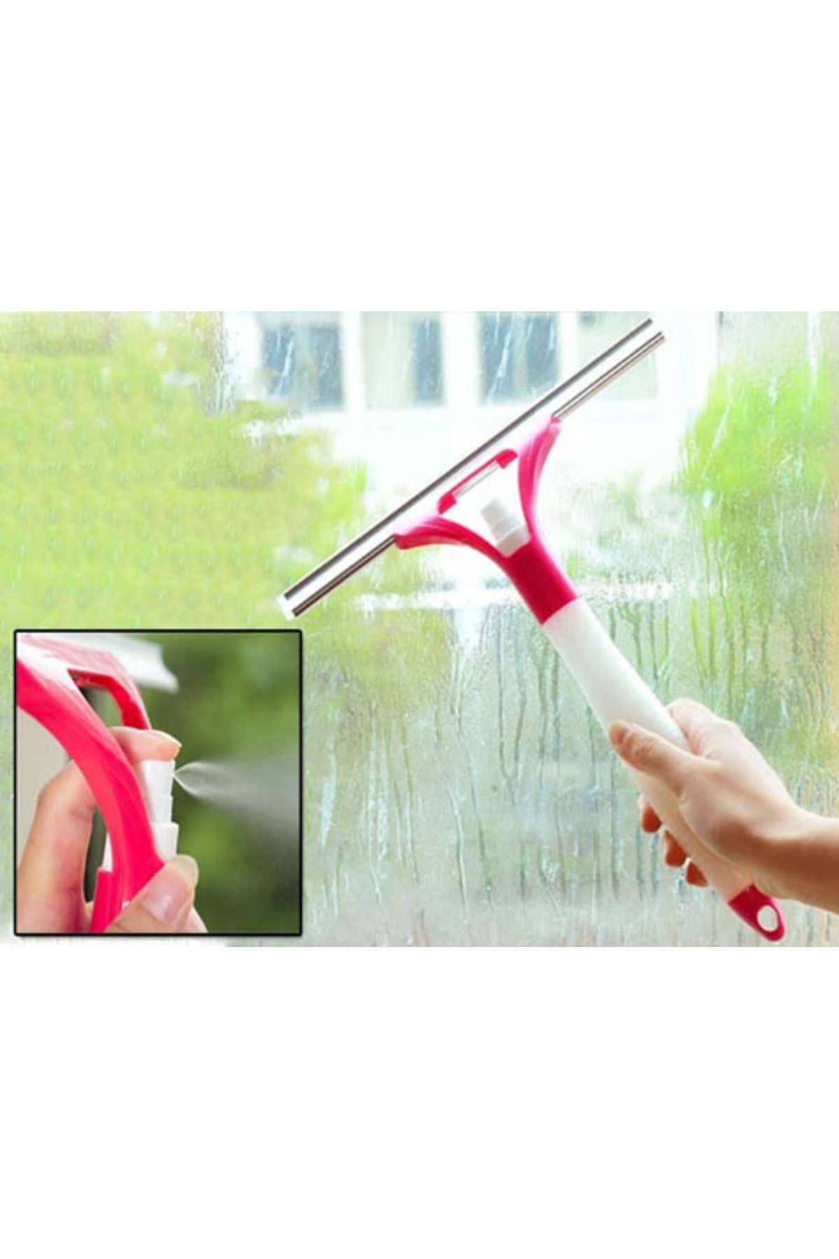 Kuzgun Ticaret Su Hazneli ve Spreyli Cam Silme Aparatı
