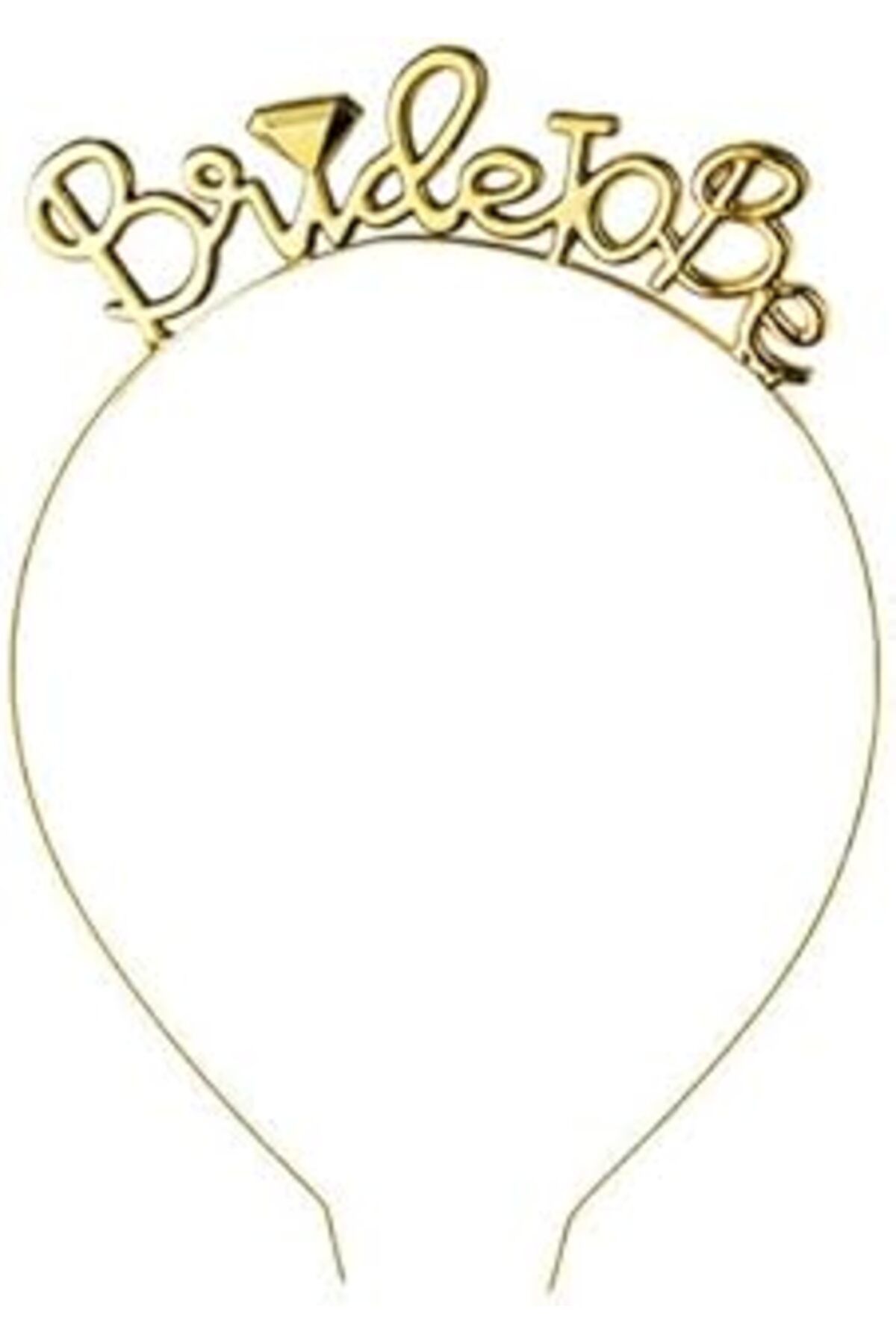 NZM TİCARET Benim Marifetlerim - Bride To Be Altın Metal Taç