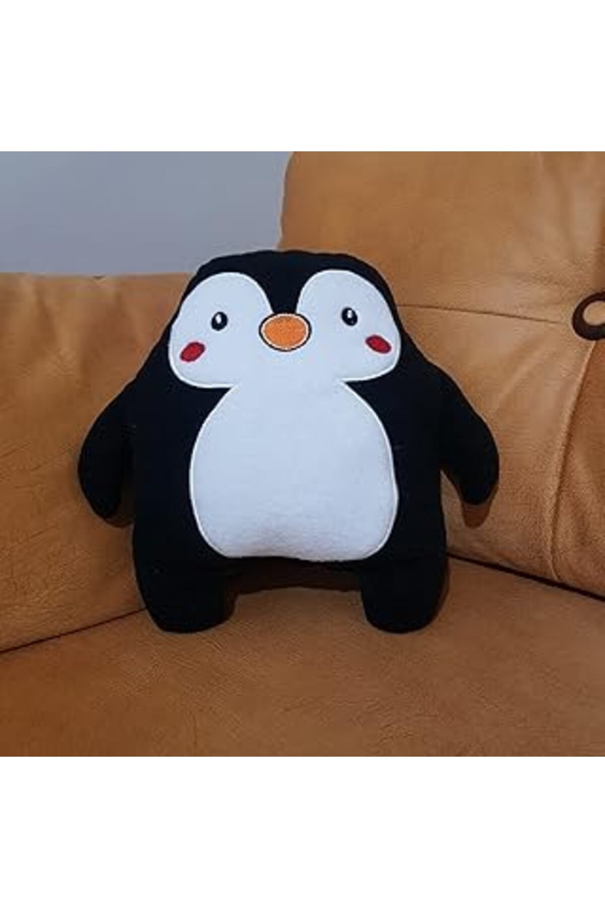 karadağsb Penguen Yastık - Boncuk Elyaf Dolgulu