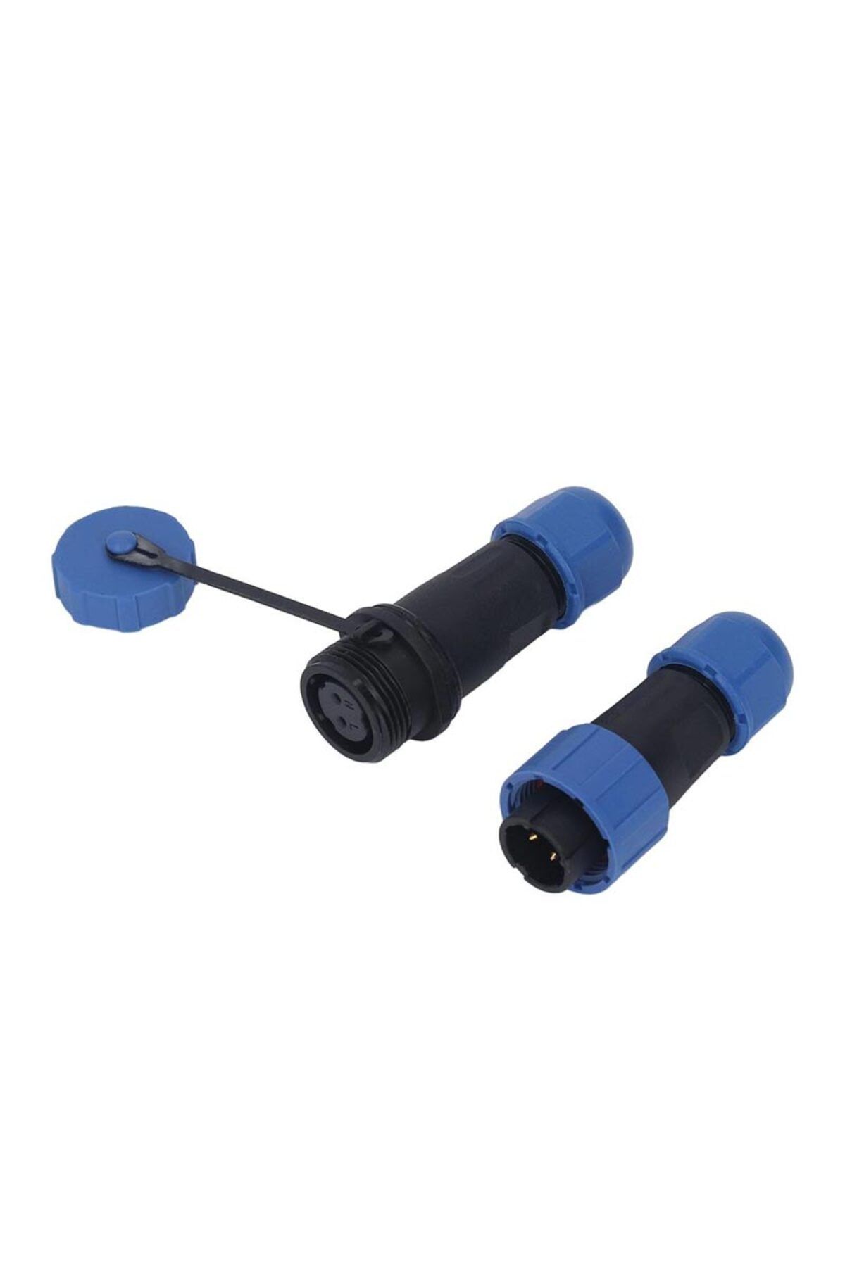 nazeninstoğu Sd16 Su Geçirmez 2 Pin Erkek-Dişi 16 Mm Konnektör Takimi