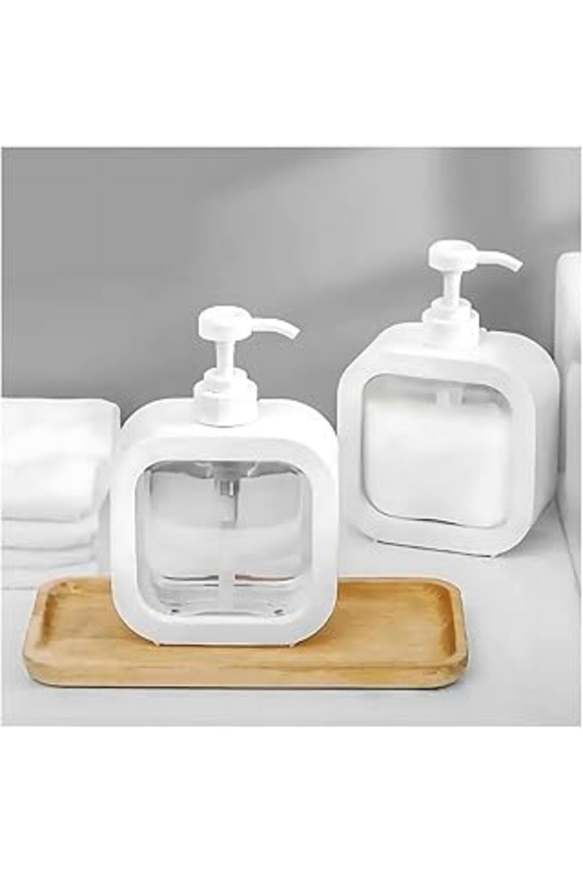 karadağsb 400 Ml Dikdörtgen Banyo Mutfak Sıvı Sabunluk Bulaşık Lavabo Deterjanlık