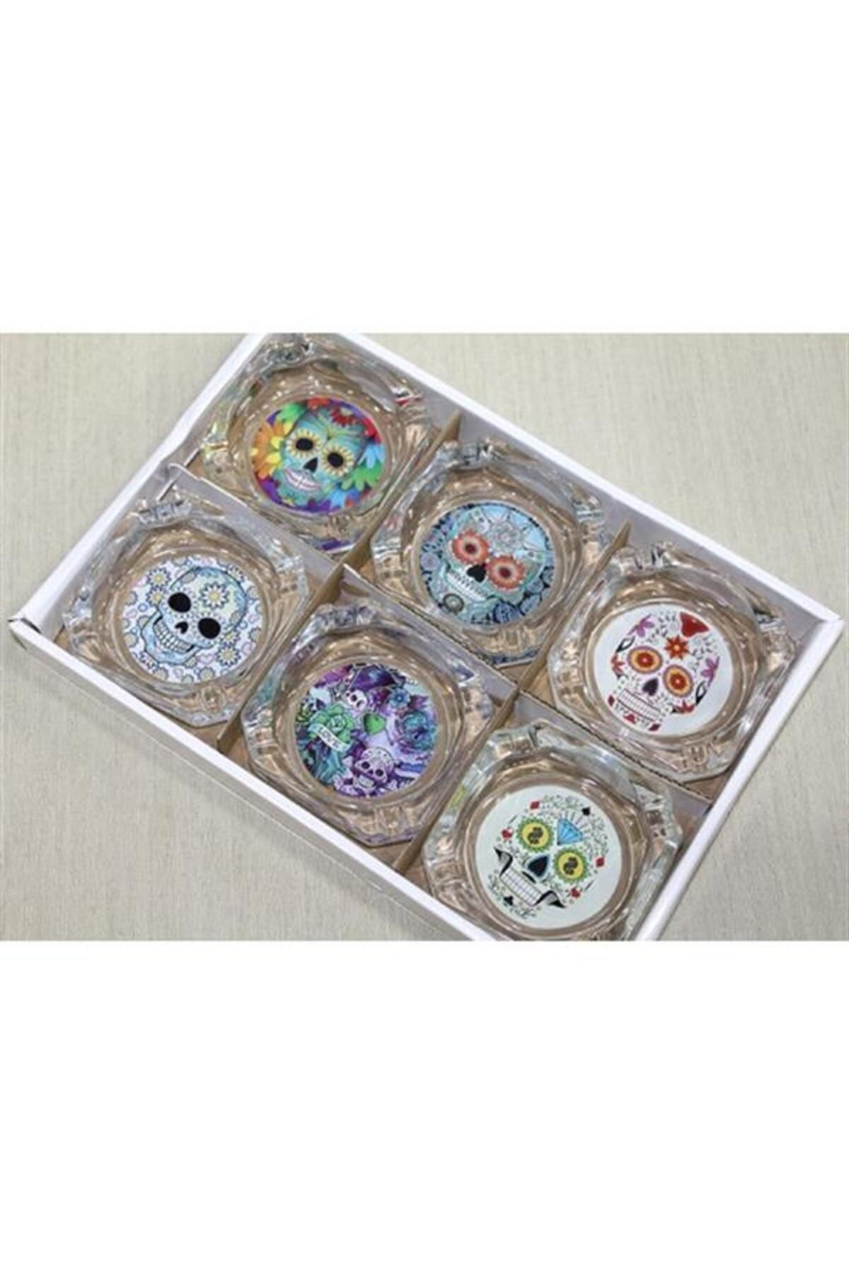 Mu Art Ahşap Cam Küllük Model 40