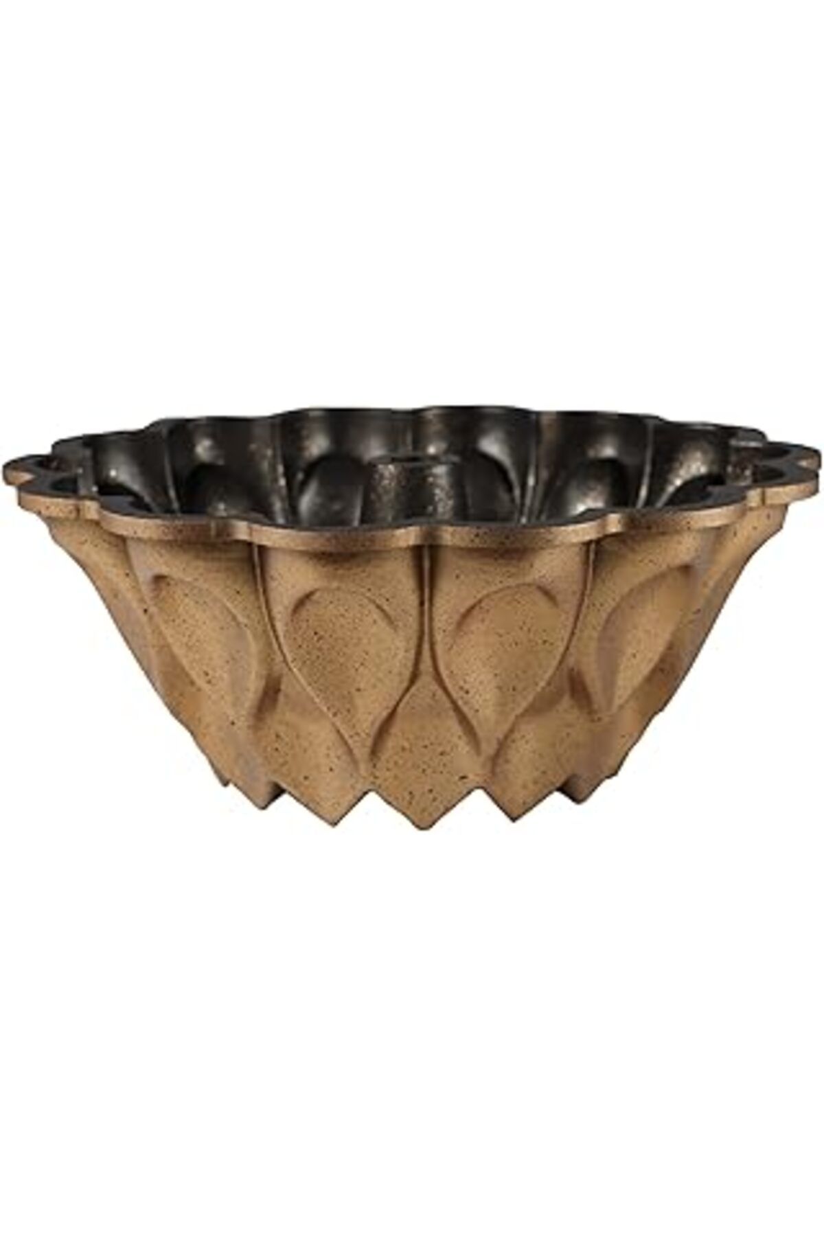 Mu Art Serenk Fun Cooking Damla Alüminyum Döküm Granit Kaplama Kek Kalıbı 26 Cm Sarı