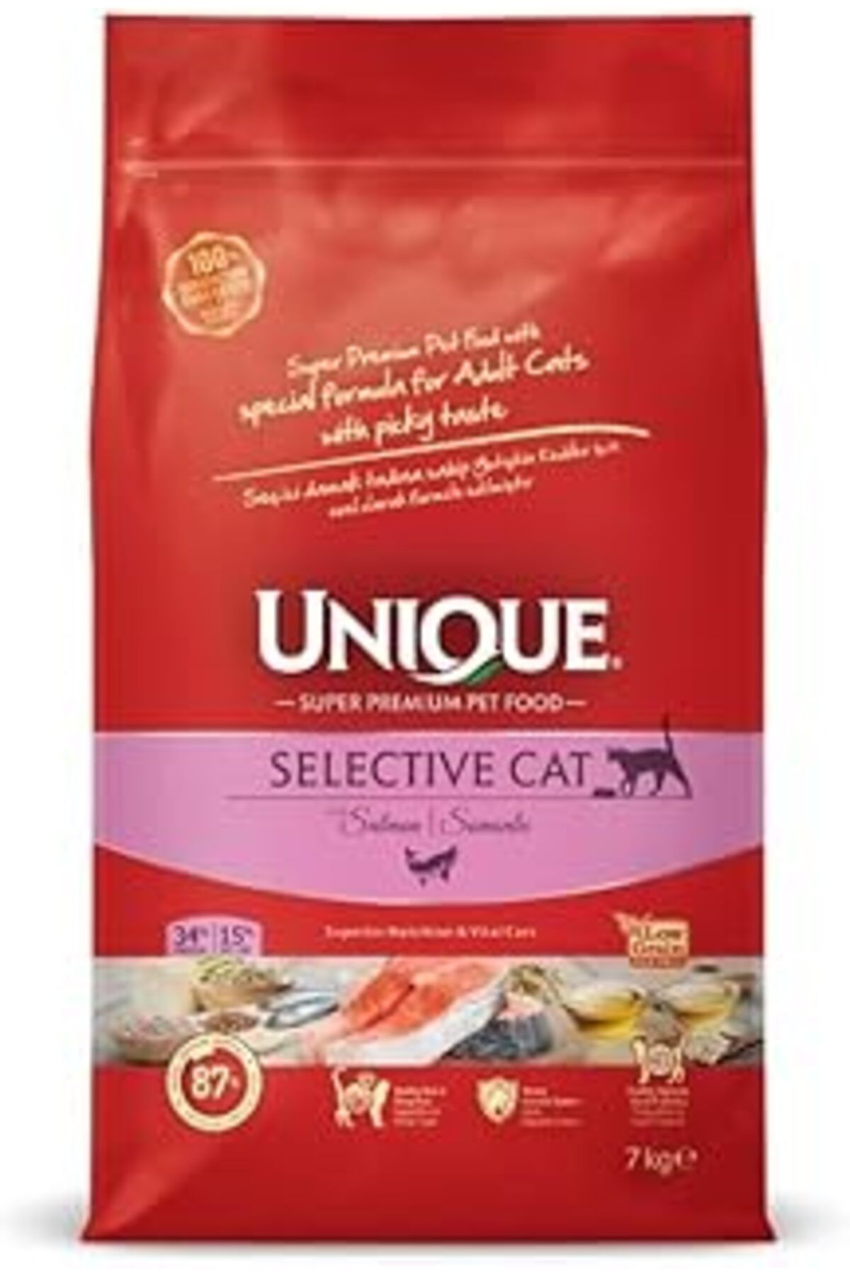 Hepta Collection Unique Adult Selective Cat With Salmon 7 Kg