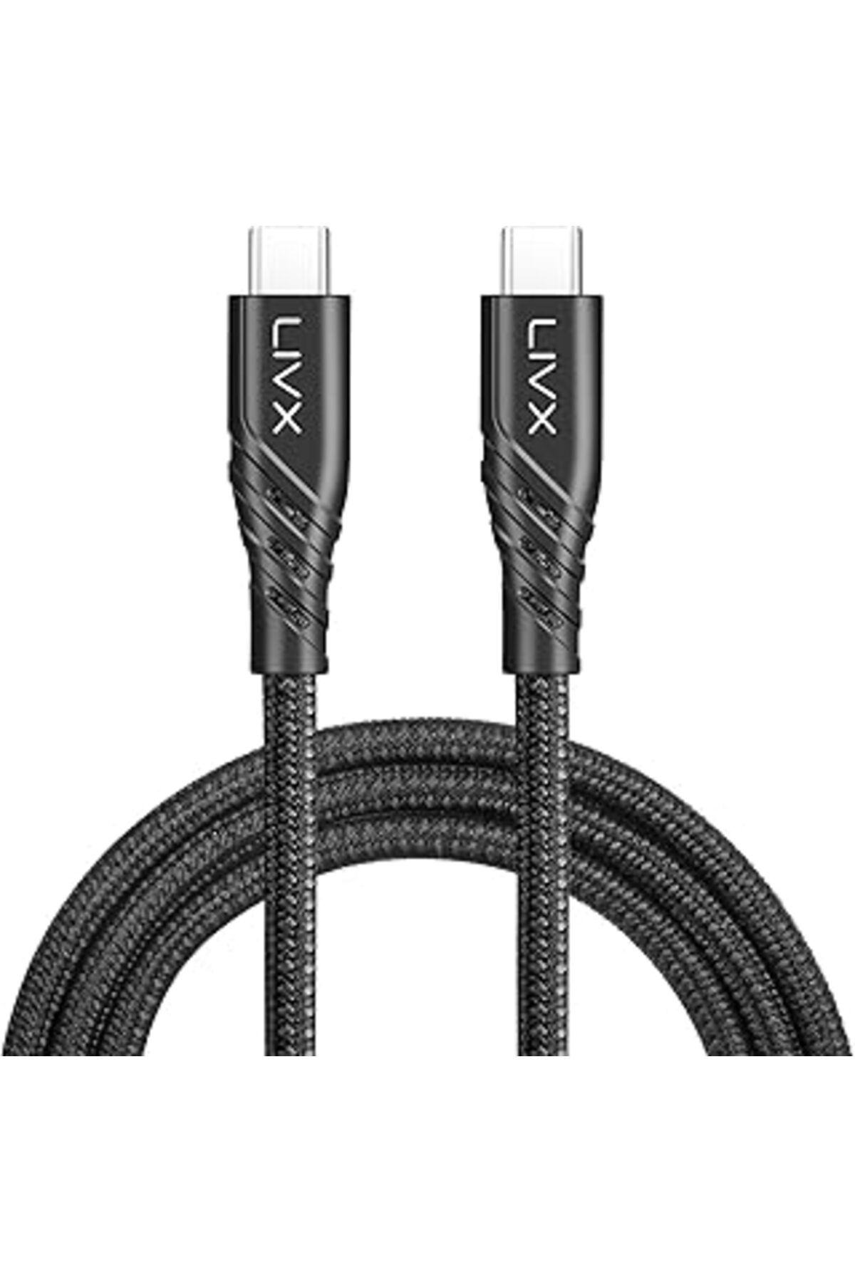 NETWORK ART Livx Turbo Serisi 100W 5A Type C To Type C Pd 2.0 5 Gbps 2 Metre Hızlı Şarj Ve Data Kablosu Bo-02