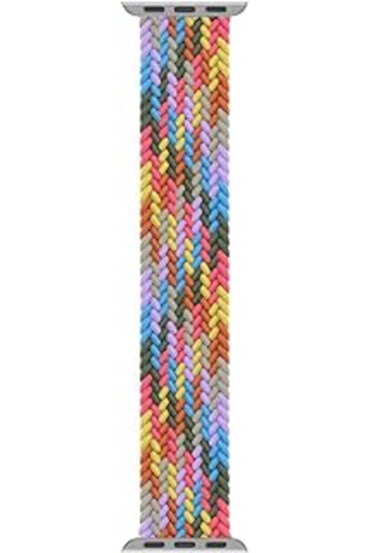 karadağsb Microsonic Apple Watch Se 2022 40Mm Kordon, (Medium Size, 147Mm) Knitted Fabric Single Loop Pride E