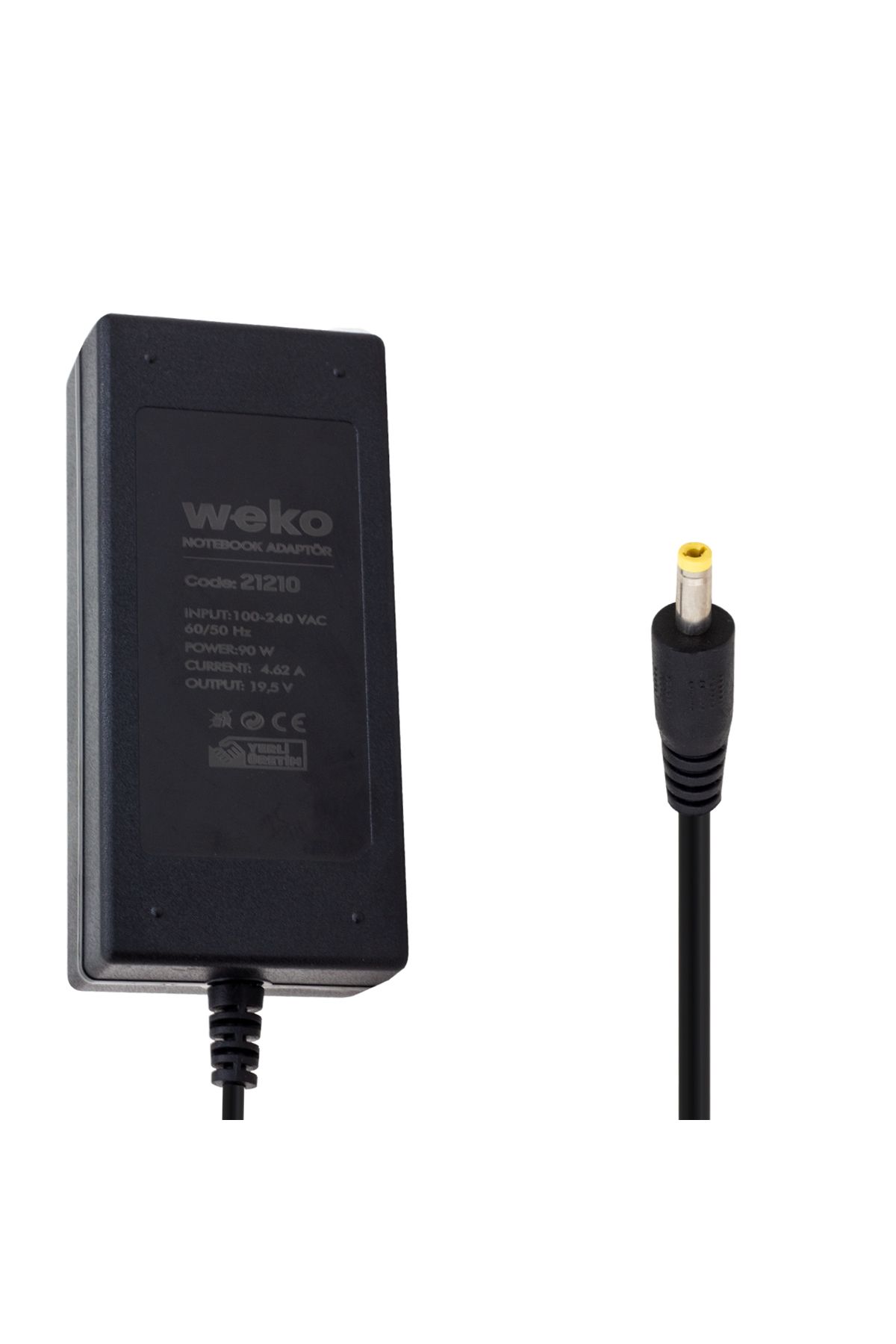 Trade Jam 19.5 VOLT 4.62 AMPER 90 WATT 4.0*1.7 UÇLU NOTEBOOK ADAPTÖR YERLİ ÜRETİM (4396)
