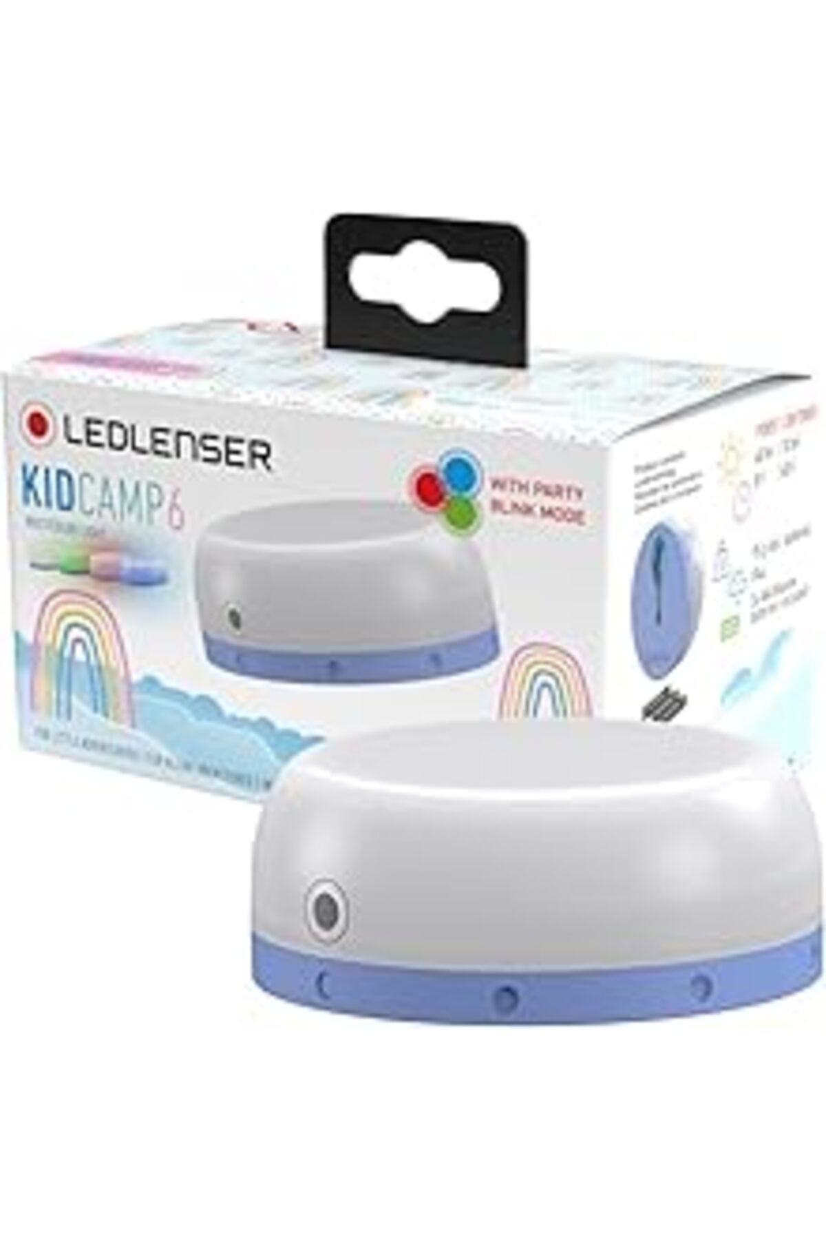Mu Art Ahşap Ledlenser Kidcamp6 Çocuk Kamp Feneri - Mor