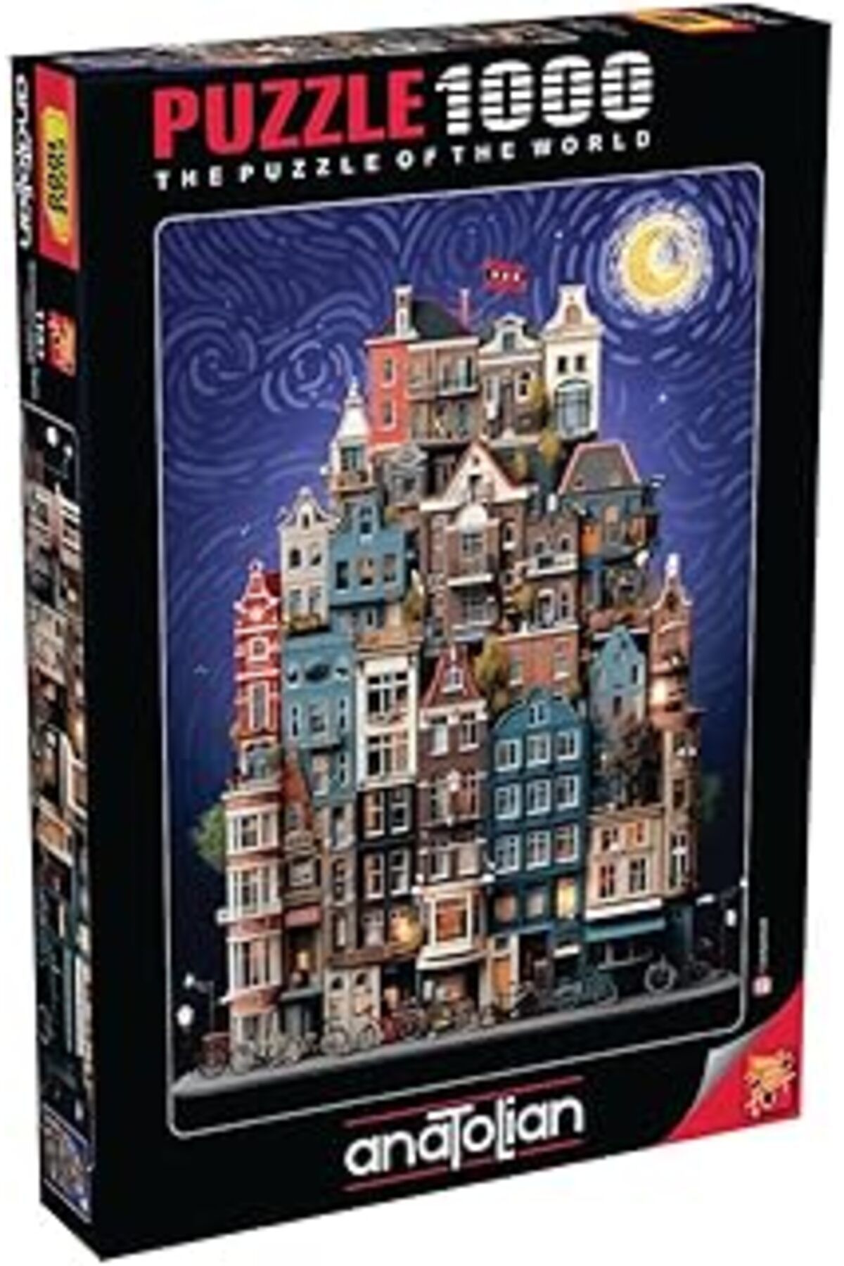 karadağsb Anatolian Puzzle - Amsterdam Starry Night / 1000 Parça Puzzle, #1183