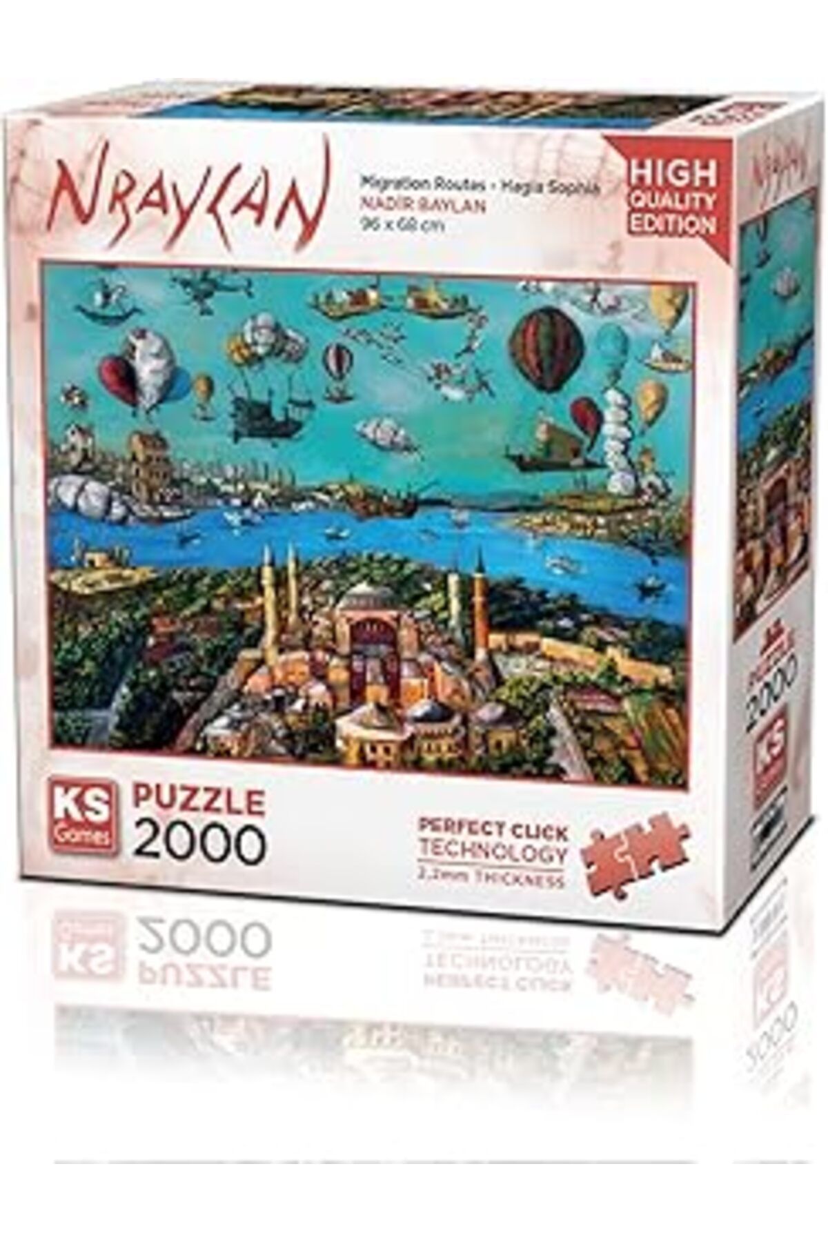 karadağsb 22523 Migration Routes Hagia Sophia 2000 Parça Puzzle -Ks Puzzle