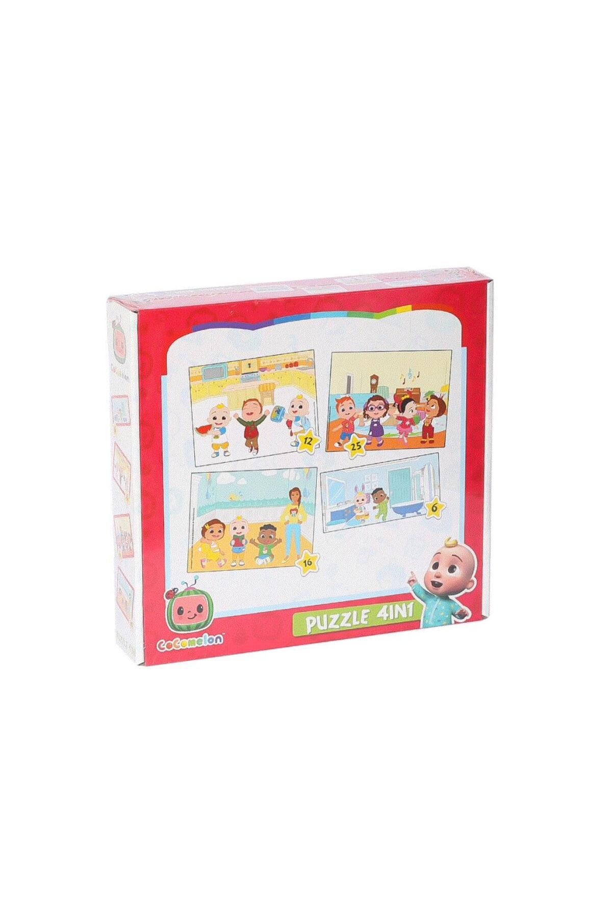 NessiWorld CO7899 Cocomelon 4IN1 Puzzle -Laço