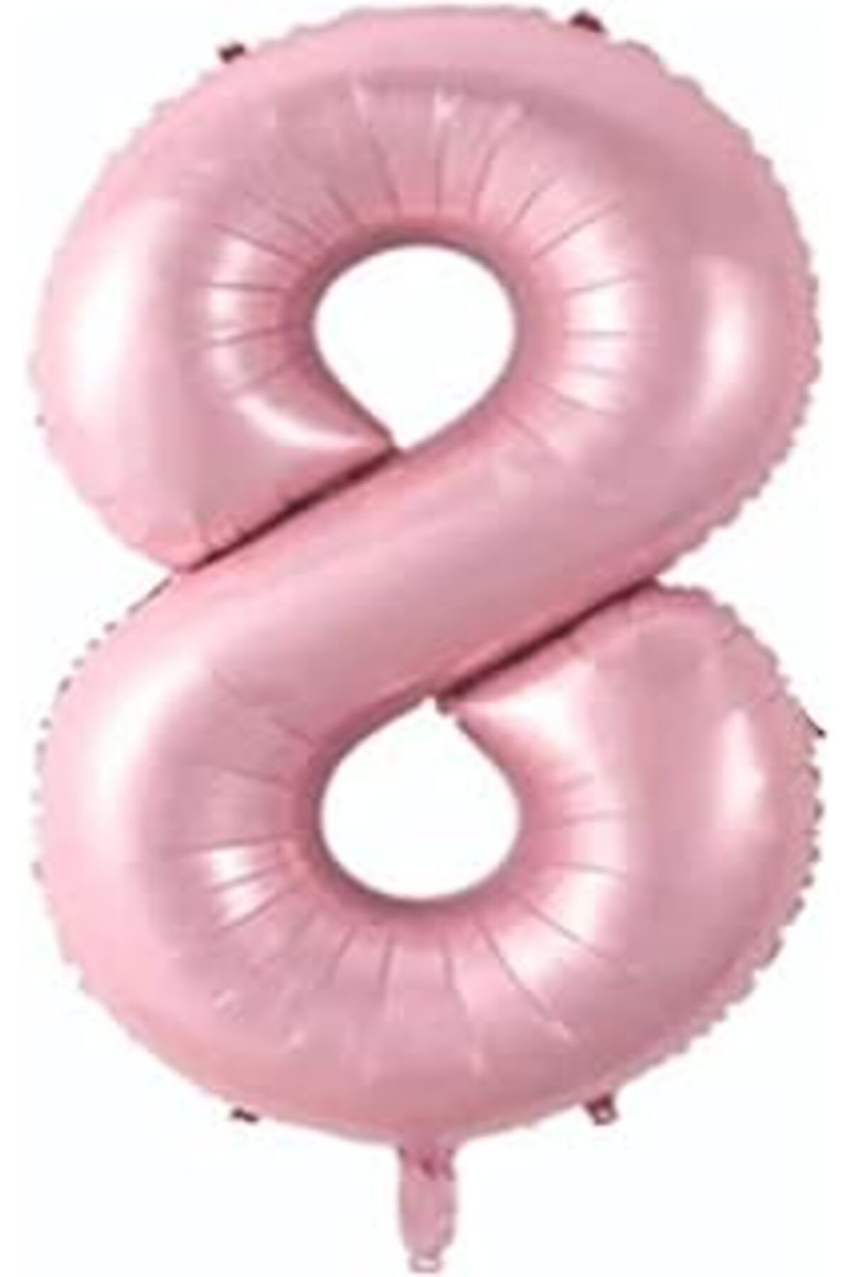 karadağsb 8 Açık Pembe Renk Rakam Folyo Balon 80 Cm
