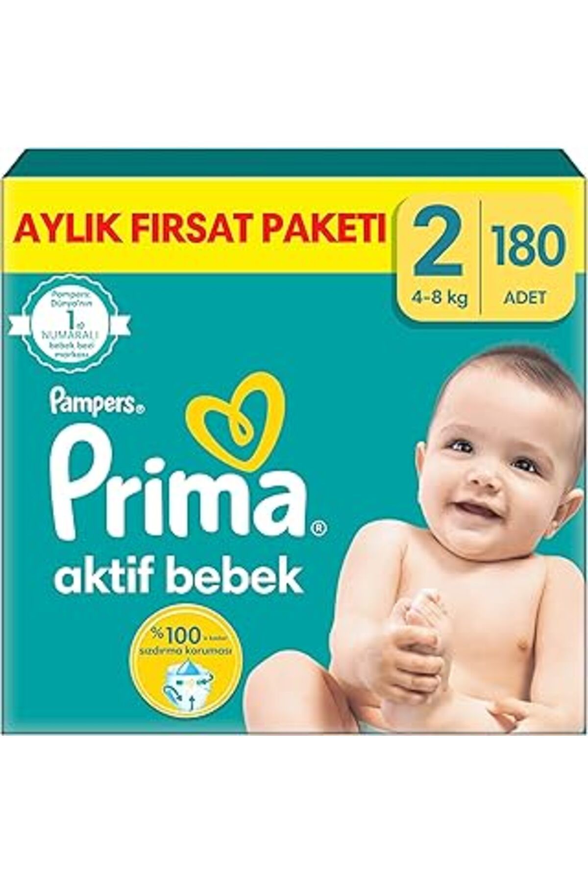 Mu Art Ahşap Bebek, Bezi Numara, 180 Adet Aylık Paketi