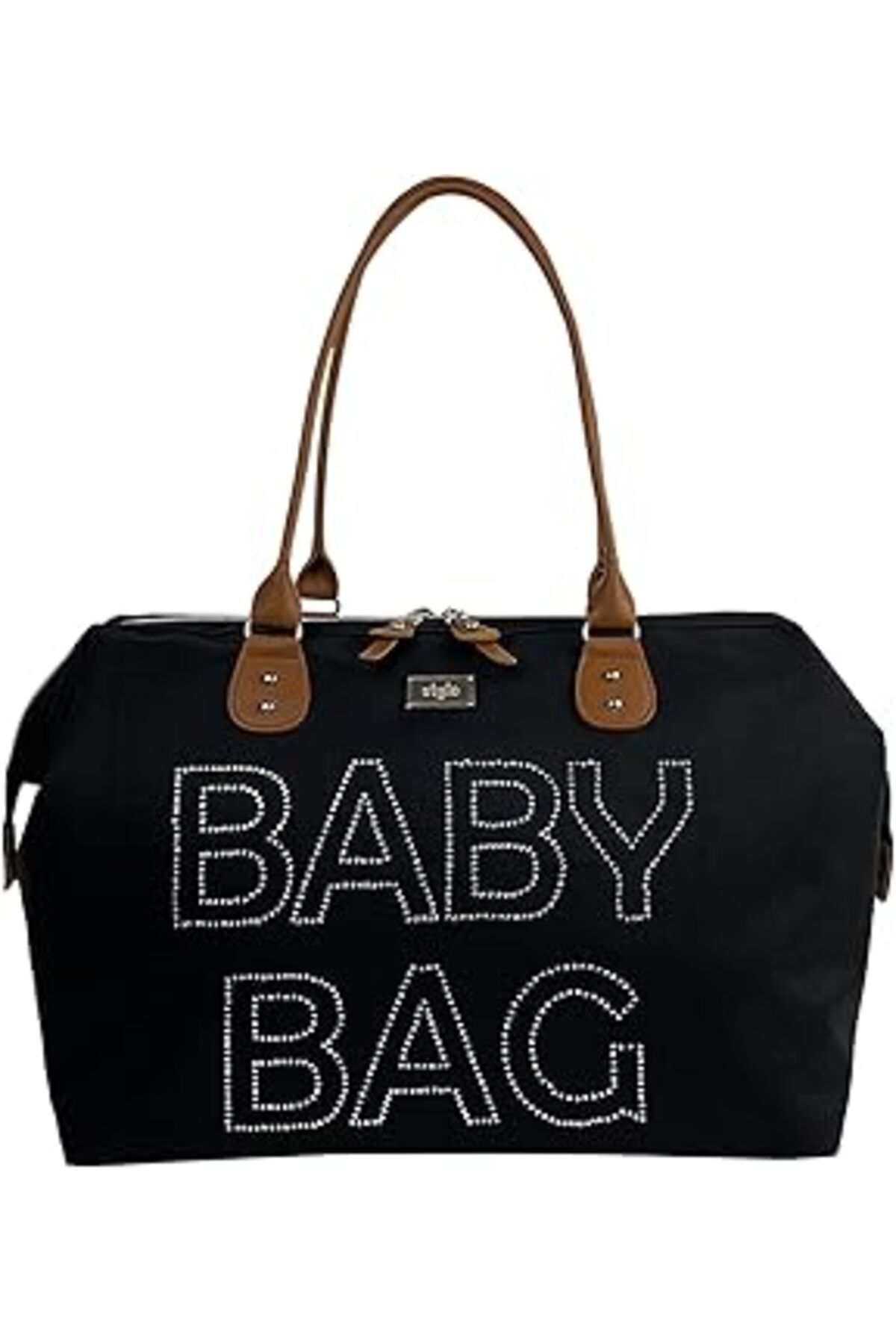 NZM TİCARET Stylo Baby Bag Taşlı Anne Bebek Bakım Kadın Çantası