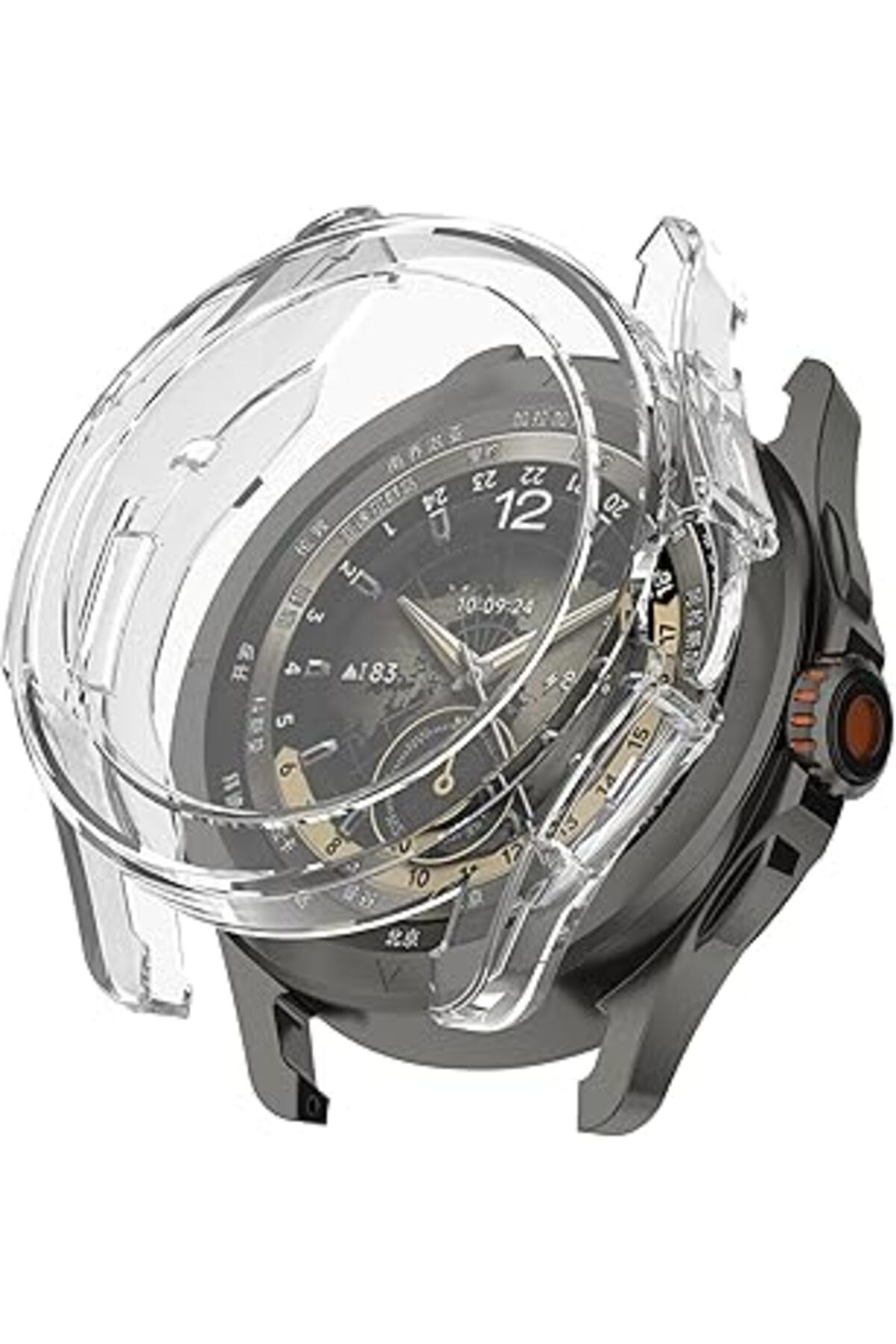 Mu Art Microsonic Xiaomi Watch S4 Kılıf 360 Full Round Soft Silicone Şeffaf [Watch S4 Ile Uyumlu Kılıf - Ş