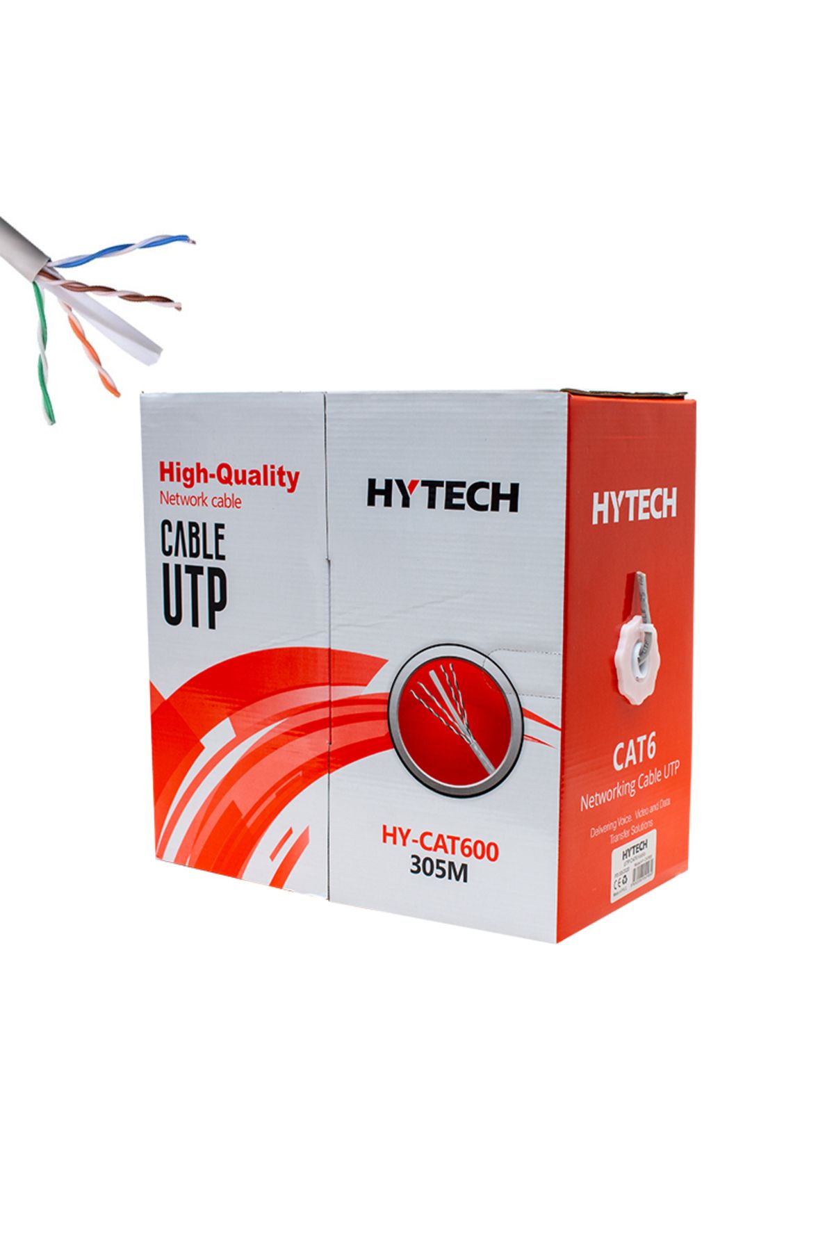 robotrend Hy-Cat600 25 Awg Utp Gri 305 Metre Cat6 Kablo