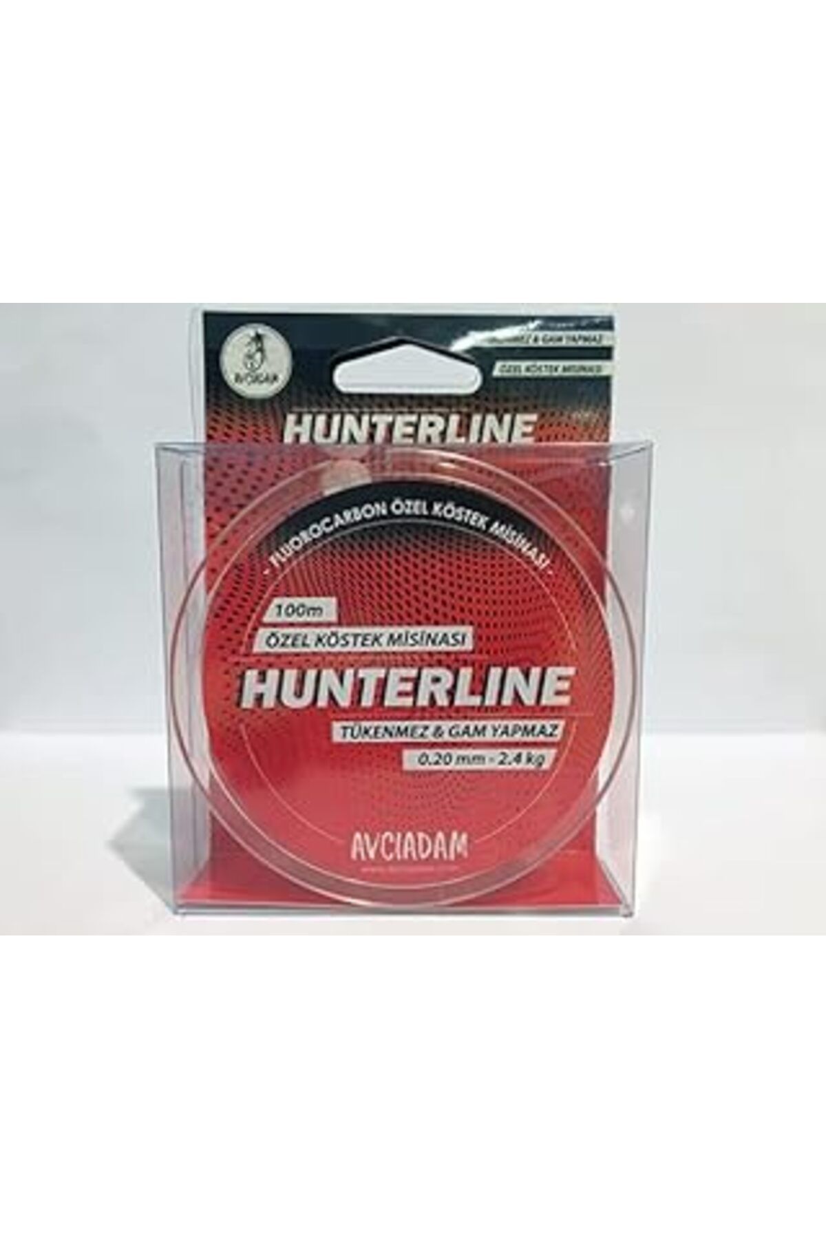 NZM TİCARET Avciadam Hunterline 0,20mm - 2.4kg 100m Fluorocarbon Köstek Misinasi