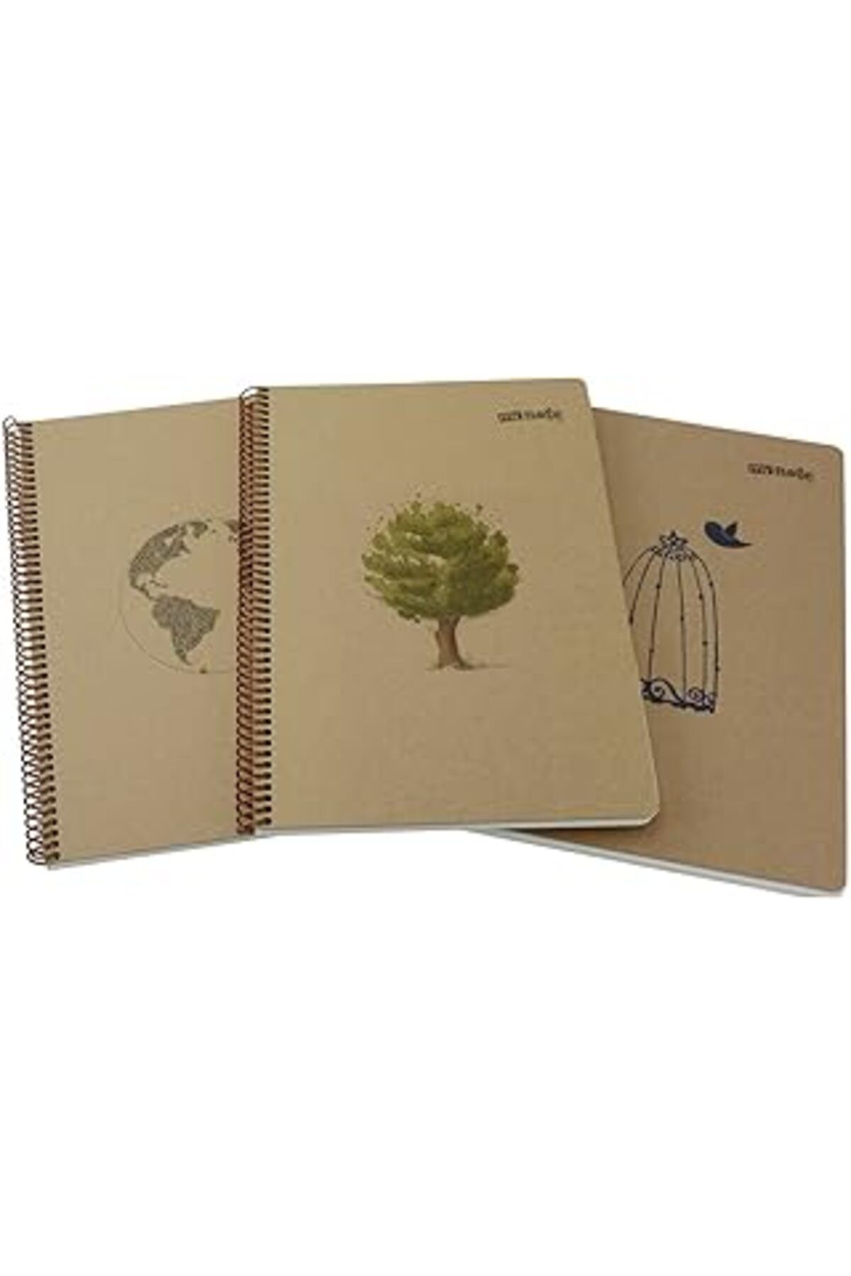 nazeninstoğu Mynote Kraft Defter A4 120 Yp Cizgili