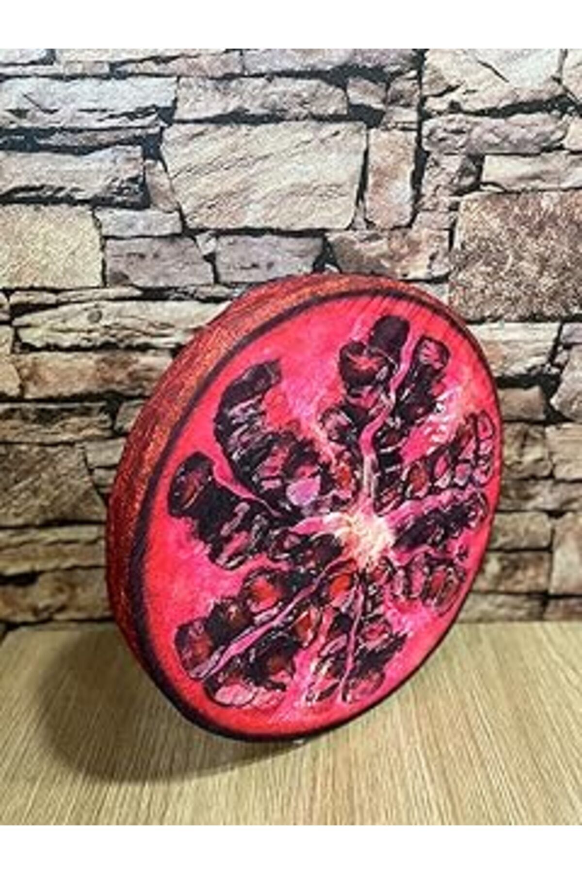 karadağsb Tarzinisec.Com 3D Meyve Desen Nar Yastık