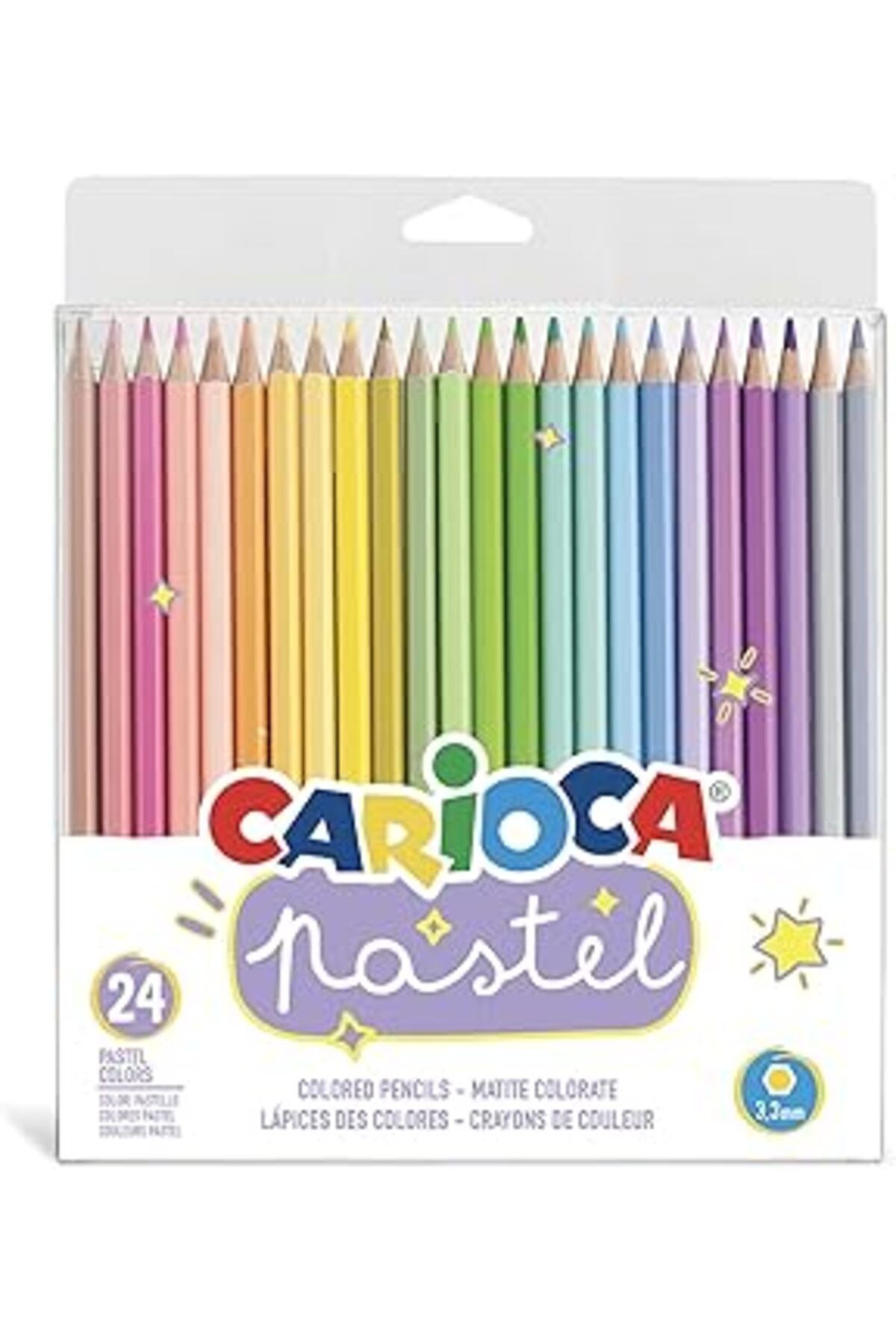 NETWORK ART Carioca Pastel Renk Kuru Boya Kalemi 24'Lü