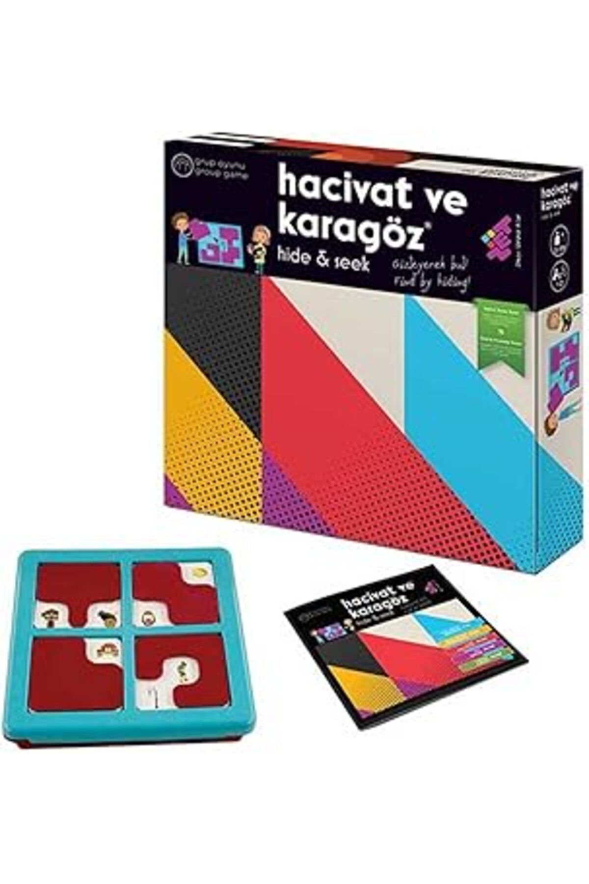 DENİZBİLİŞİM Zet Zeka Hacivat Ve Karagöz Hide & Find Oyunu 3 Yaş 1 Oyuncu