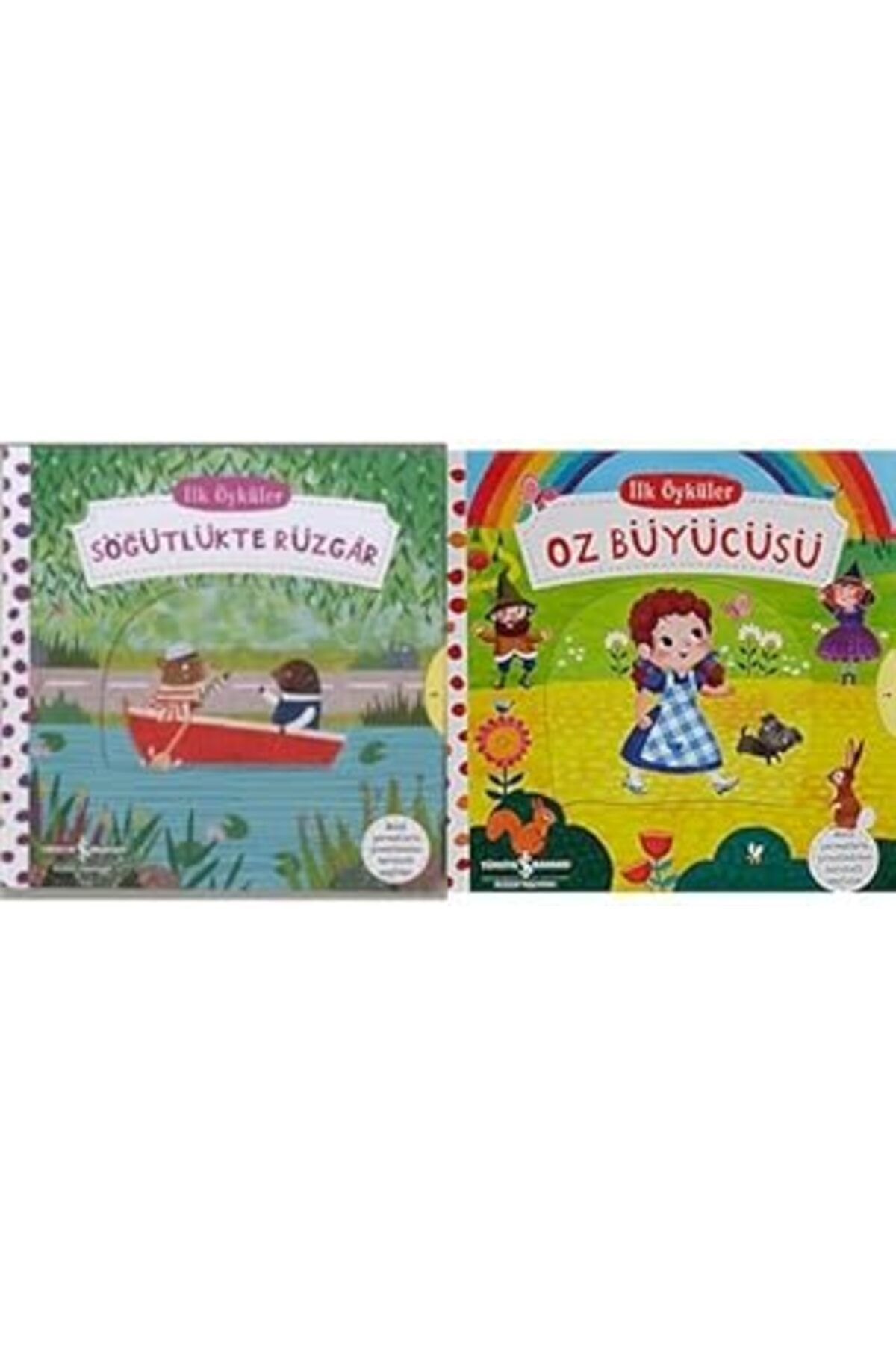 NZM TİCARET İlk Öyküler - Hareketli Söğütlükte Rüzgar (Ciltli) & İlk Öyküler - Oz Büyücüsü (Ciltli) (2 Kitap Se