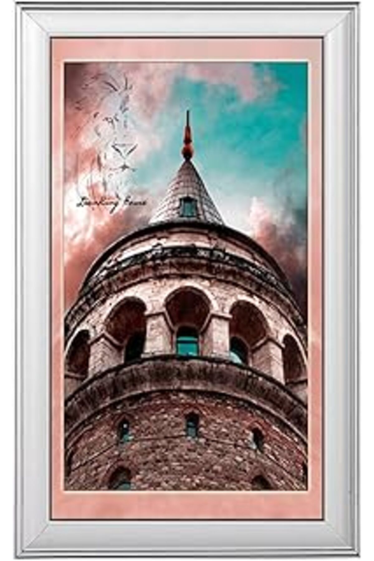 NZM TİCARET 1 Adet 21-30 Cm-Sertifika-Beyaz Gümüş