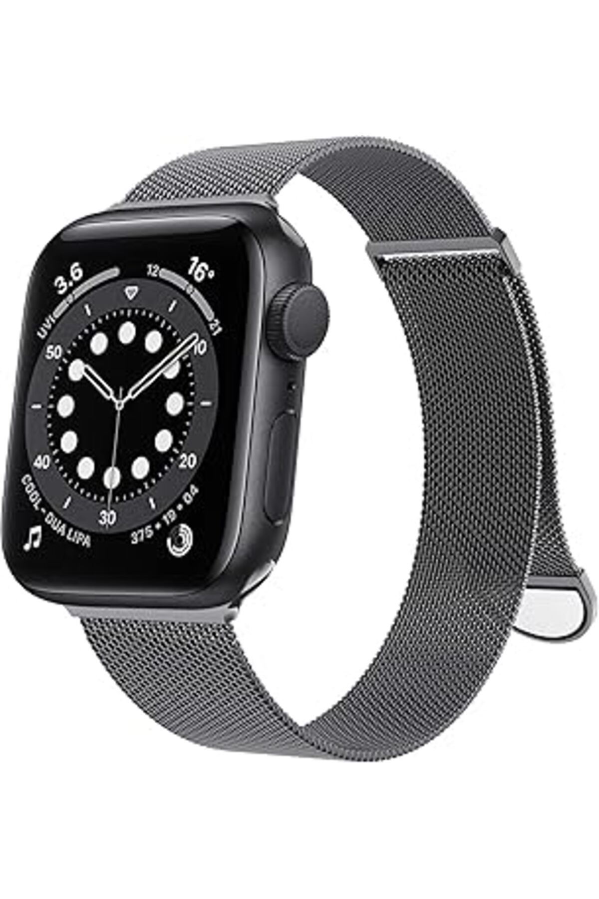 karadağsb Minesk Apple Watch Uyumlu Çelik Hasır Kordon 42-44-45-49Mm Tüm Bilek Kalınlıklılarına Göre Ayarlana