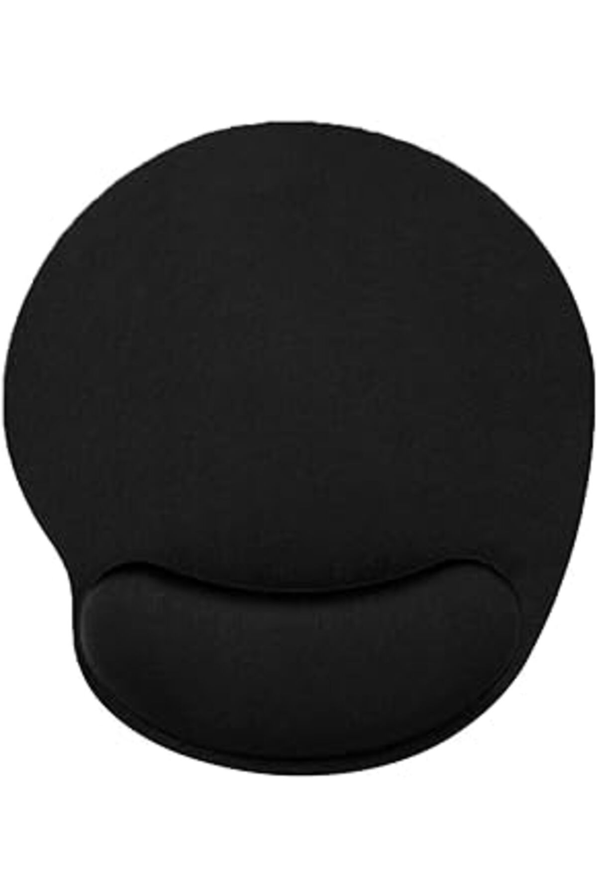Mu Art Ahşap Black Deer Siyah Bilek Destekli Mouse Pad,Ergonomik Kaymaz Taban,Oyun Ve Ofis Için Fare Altlığı,Suy