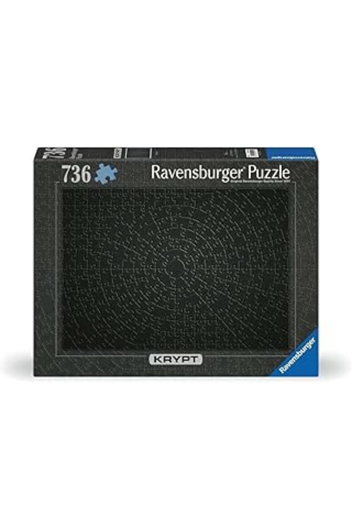 karadağsb Ravensburger 736P Puzzlezle Krypt Black, Yapboz