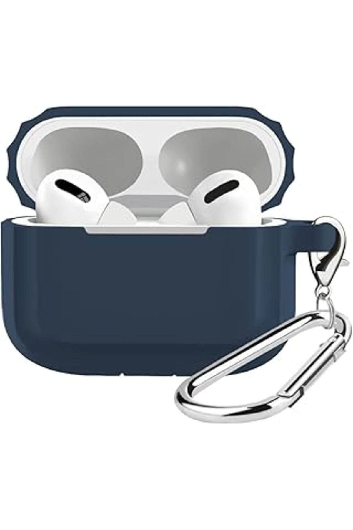 Pazarcan Buff Labs Airpods Pro Uyumlu Rubber Silicone Case Kancalı Yumuşak Silikon Kılıf Airpods Pro 1 Ve Pr