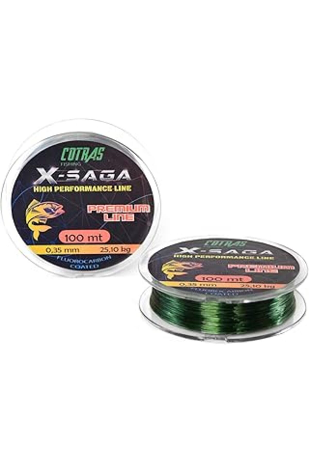 NZM TİCARET Cotras X-Saga Monofilament Olta Misinası 100Mt (Yeşil, 0.40Mm)