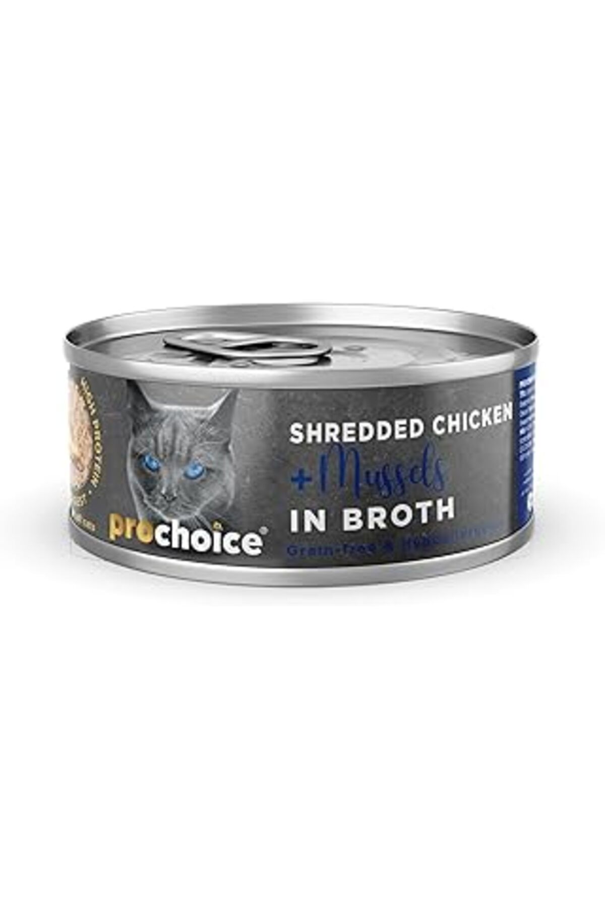 karadağsb Prochoice Deluxe Shredded, Tahılsız, Hipoalerjenik, Tiftiklenmiş Tavuk Eti Ve Midyeli Yaş Kedi Mama