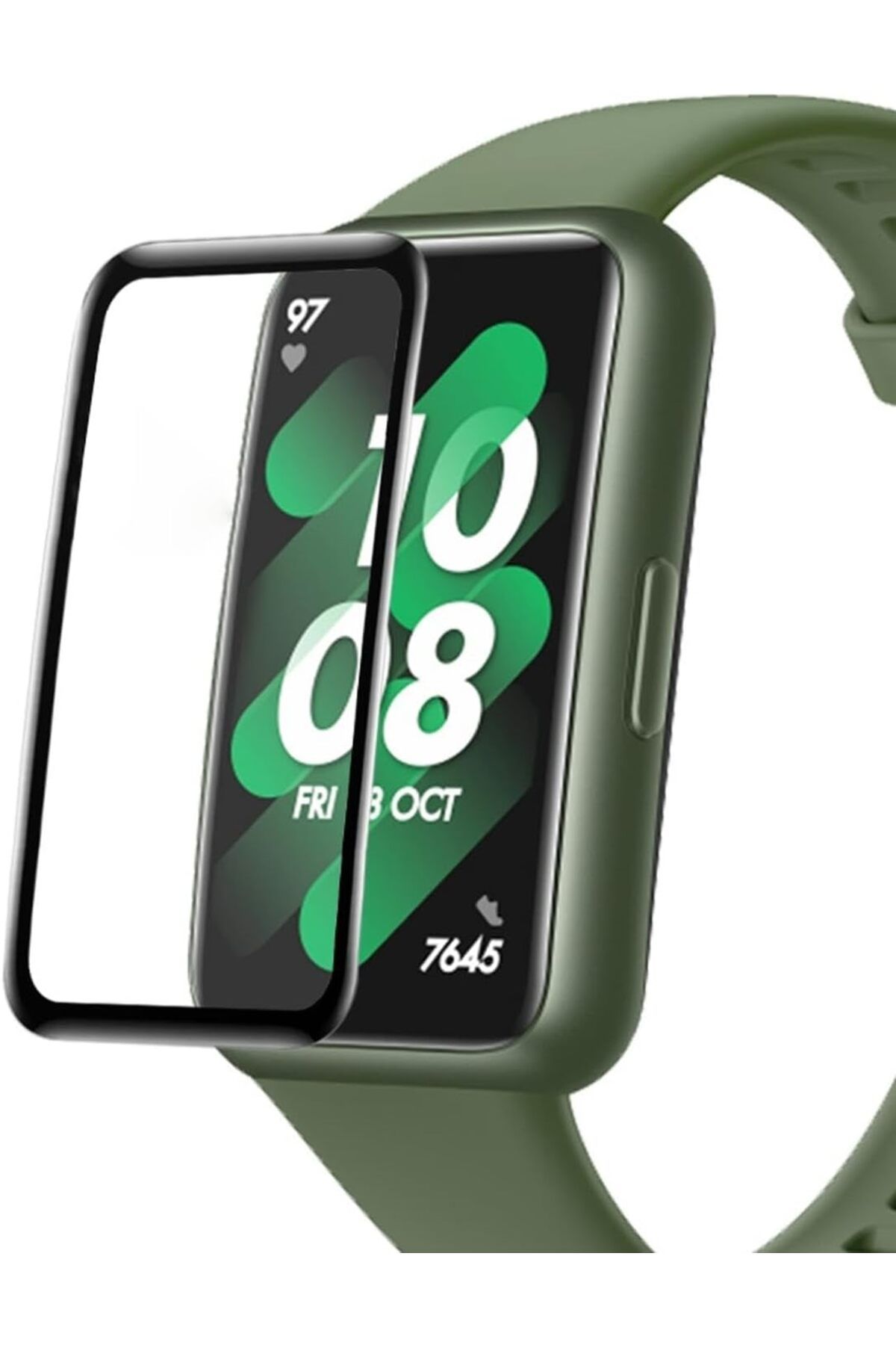 yenibagshop Huawei Band 9 Tam Kaplayan Nano Cam Ekran Koruyucu Siyah