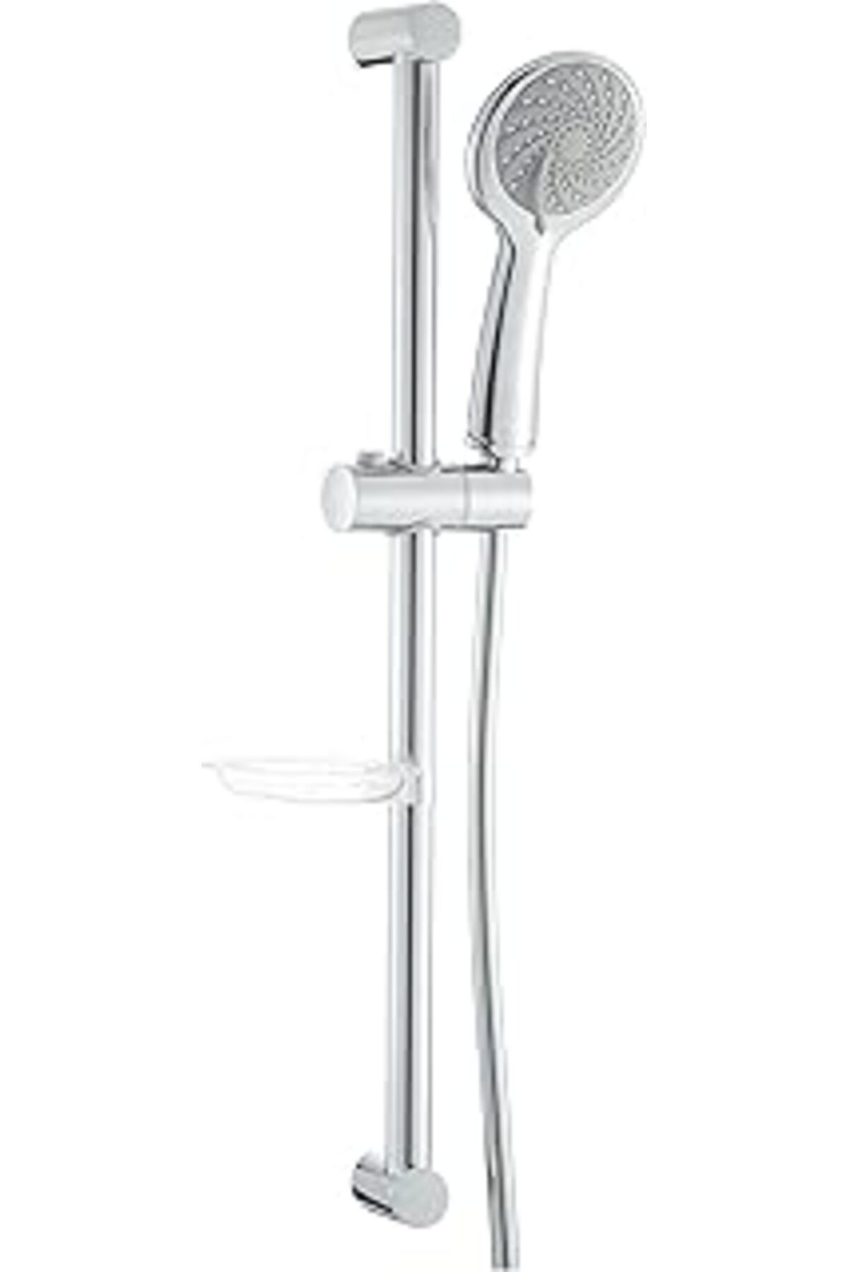 Hepta Collection Samba A45680Sta 3F Sürgülü El Duşu Takımı, 6 L/Dk Su Akışı, Duvara Monte, Krom