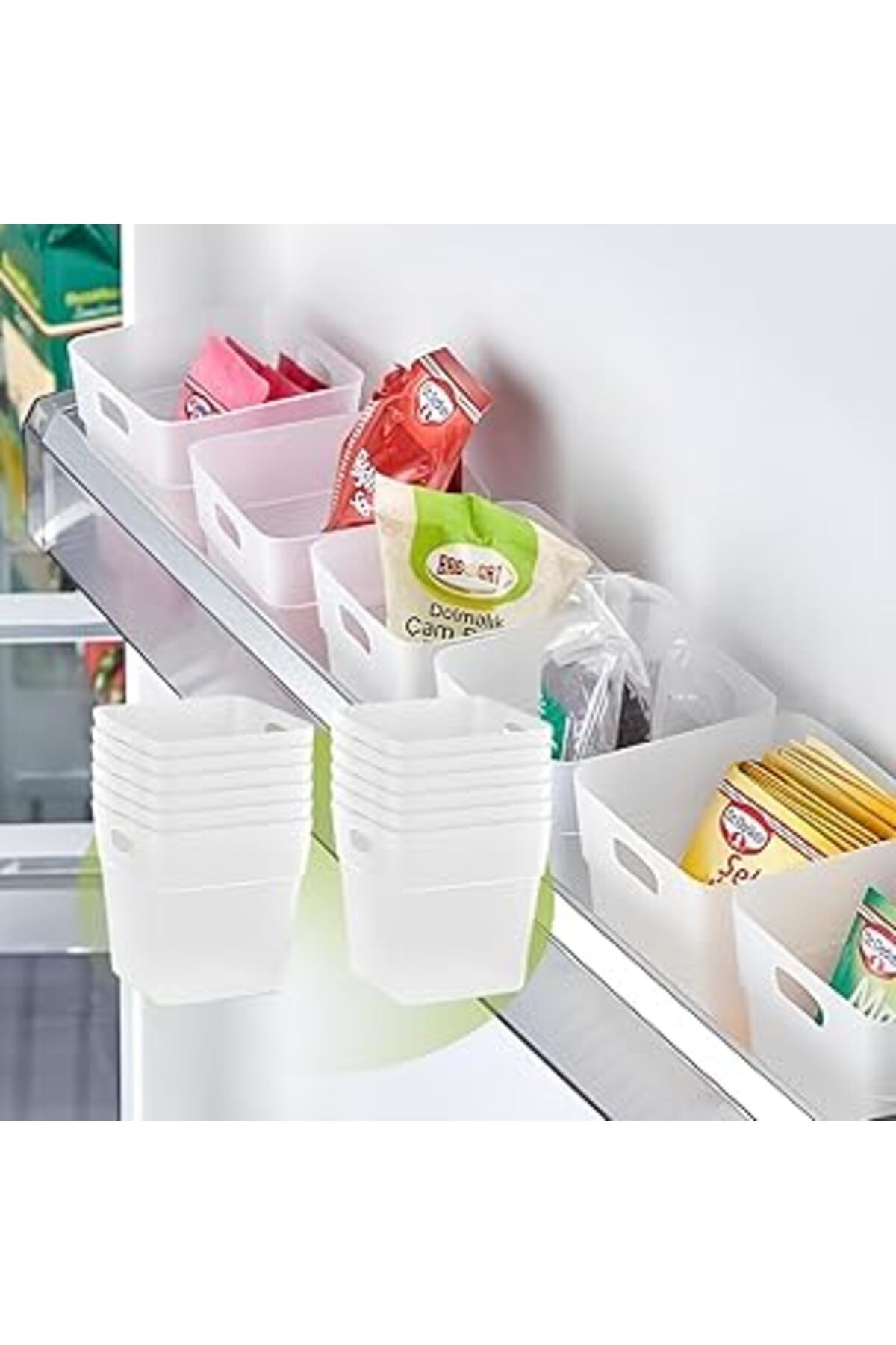 karadağsb Mithra Life 12 Adet Buzdolabı Kapak İçi Düzenleyici Ve Banyo Organizer Mit1104