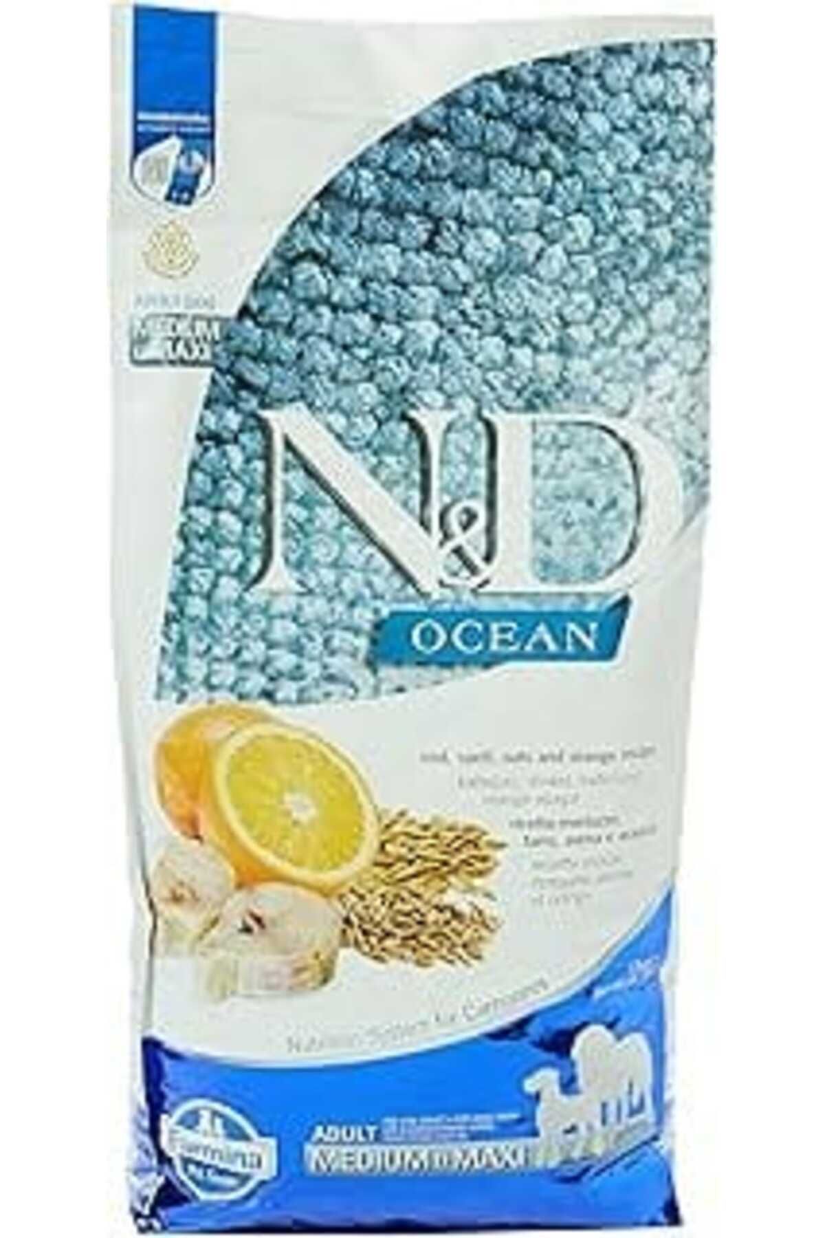 karadağsb N&D Düşük Tahıllı Ocean Morina Balıklı Portakallı Yetişkin Köpek Maması 12 Kg