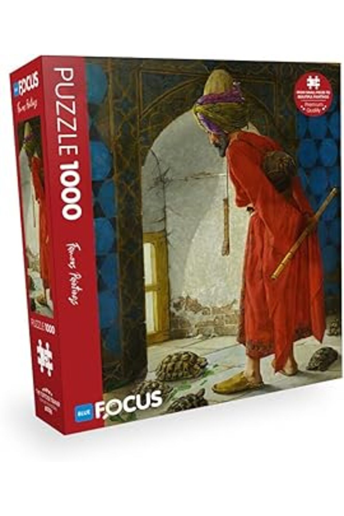 karadağsb Blue Focus 1000 Parça Puzzle - The Tortoise Trainer (Kaplumbağa Terbiyecisi)