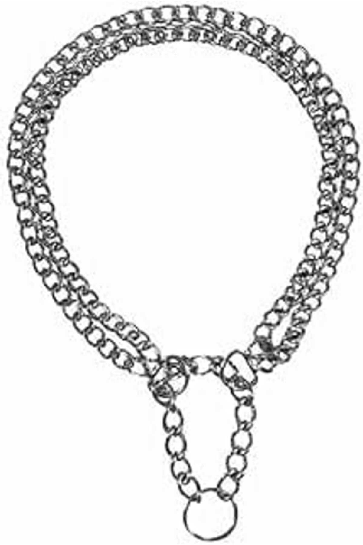 NZM TİCARET Trixie Köpek 2 Sıra Zincir Tasma 50Cm/2,5Mm