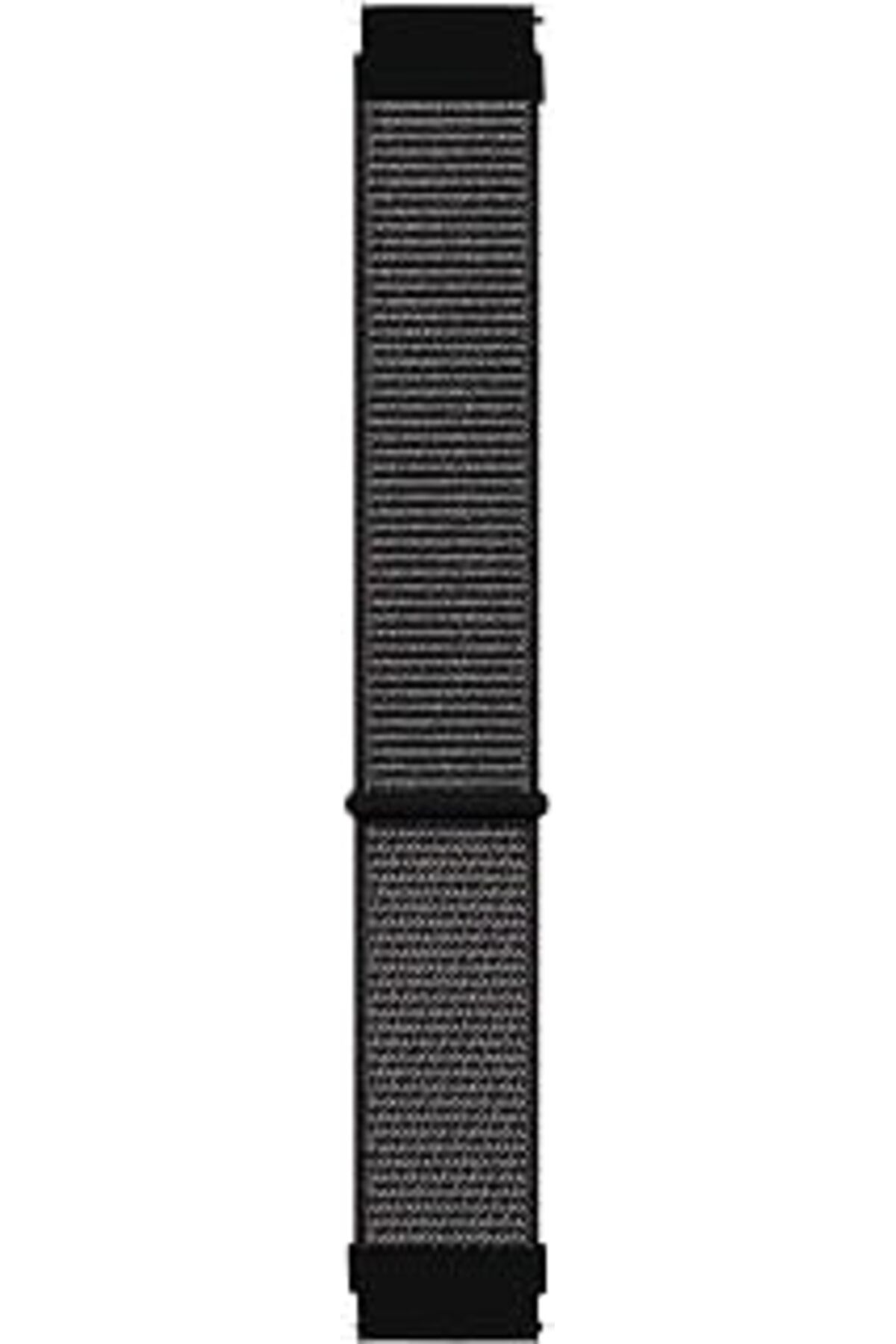 karadağsb Microsonic Samsung Galaxy Watch 5 Pro 45 Mm Hasırlı Için Kordon Woven Sport Loop Siyah [Galaxy Watc