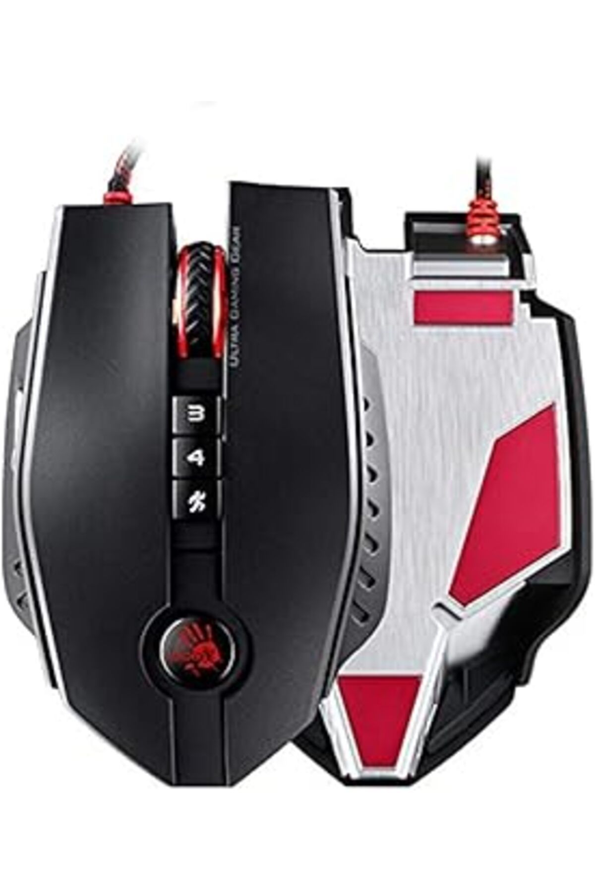 Mu Art Ahşap Bloody Zl50a Siyah 8200dpi, Infrared Switch ,metal Ayak, Ultra Core 3&4 Aktif, Çözünürlük Ayarlı, O