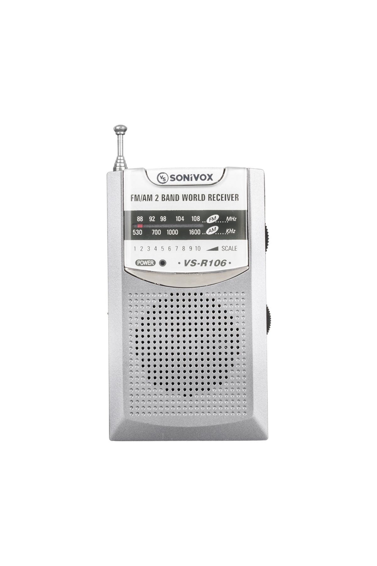 robotrend Vs-r106 Gri Renk Cep Tipi Analog Fm Radyo