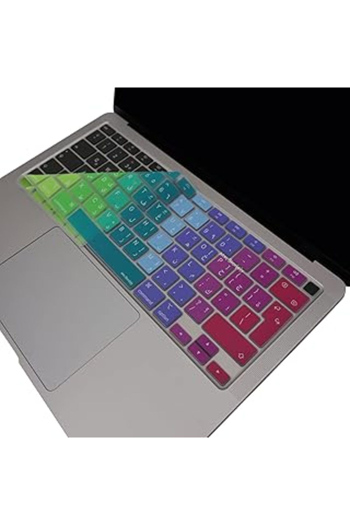 DENİZBİLİŞİM Mcstorey Arapça Klavye Macbook Air M1 13 Inç Kılıf (Touchid'Li Air) A2337 A2179 Uk Enter Ile Uyumlu