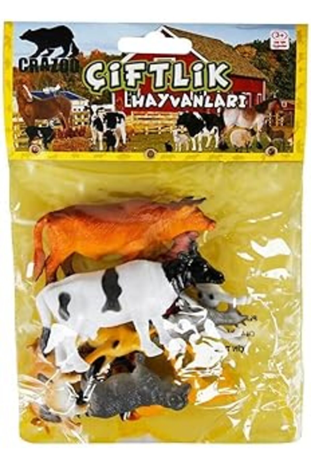 DENİZBİLİŞİM Crazoo Figür Çiftlik Hayvanlari Kçk.Poşet 3A.